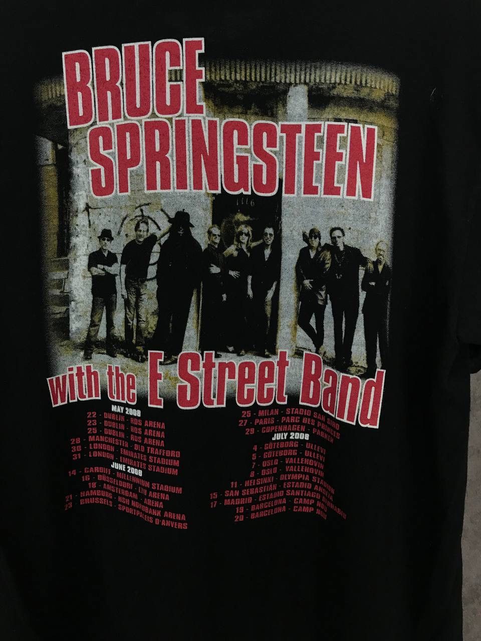 Band Tees Bruce Springsteen 2008 vintage rock band tour tee Size US L / EU 52-54 / 3 - 6 Thumbnail