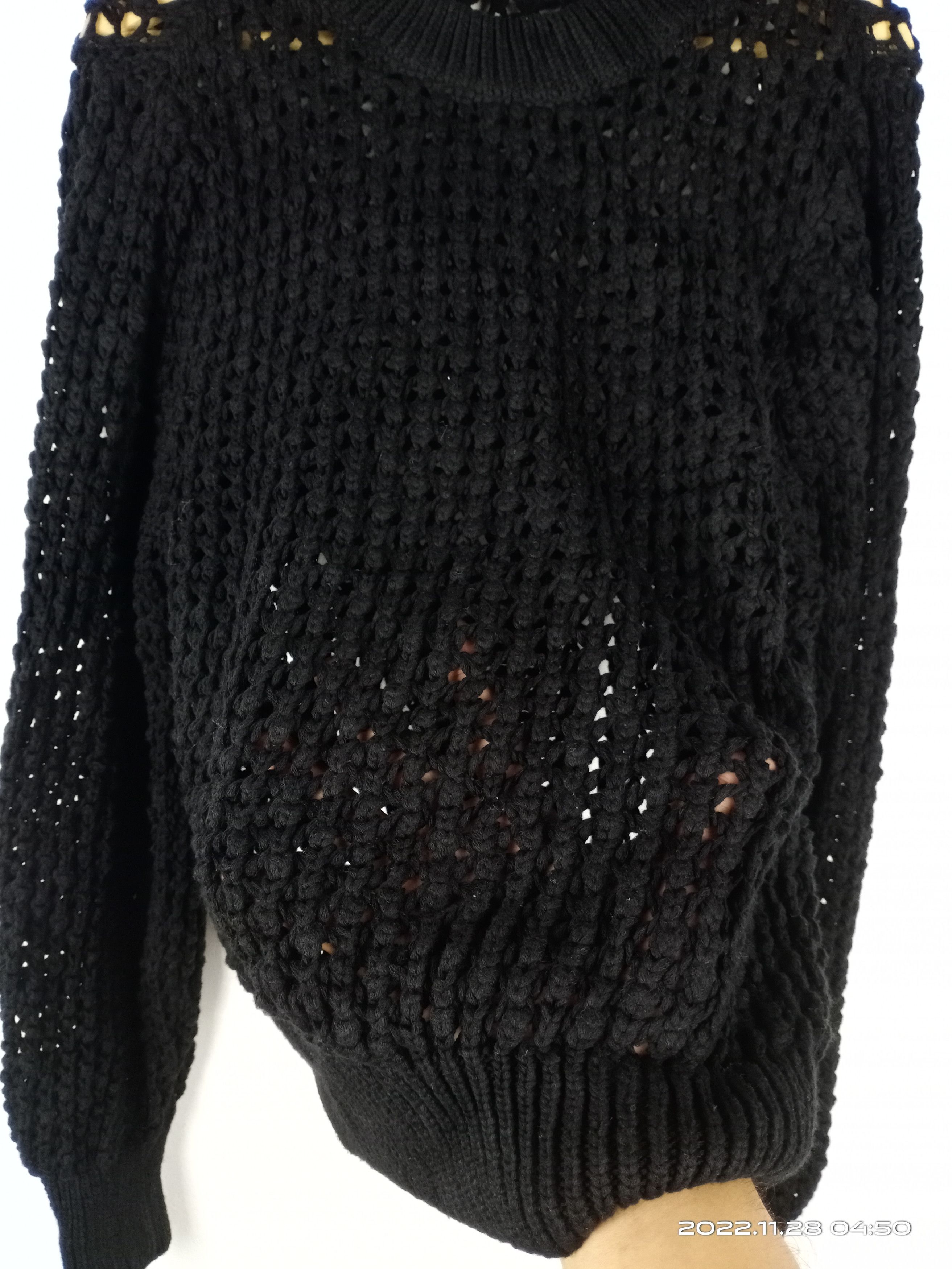 Aran Isles Knitwear × Designer × Zara 💥RARE💥Zara Cable Knit Sweatshirt Nice Design Size US S / EU 44-46 / 1 - 2 Thumbnail