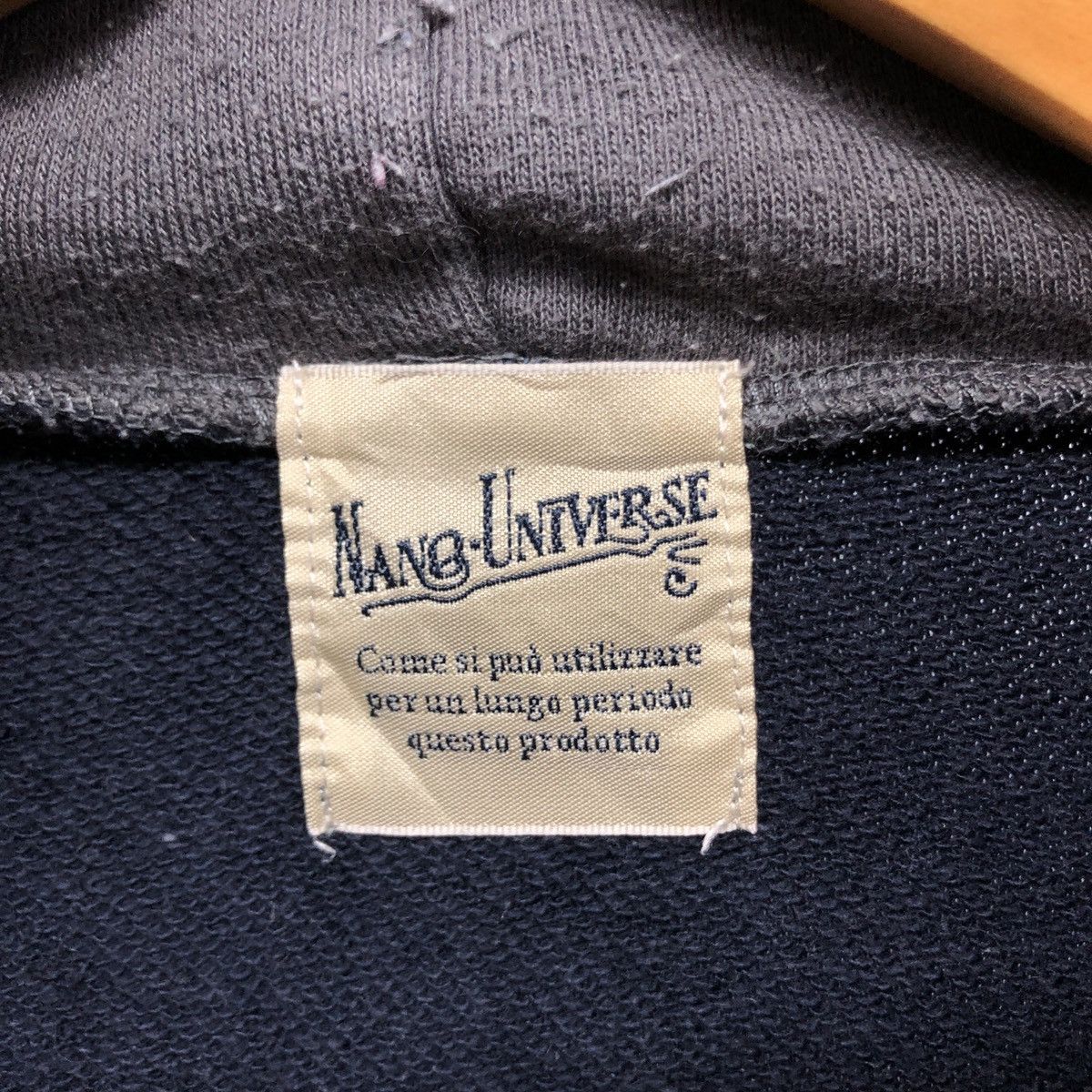 NANO universe NANO UNIVERSE Hoodie Pullover #2595-92 Size US S / EU 44-46 / 1 - 4 Thumbnail