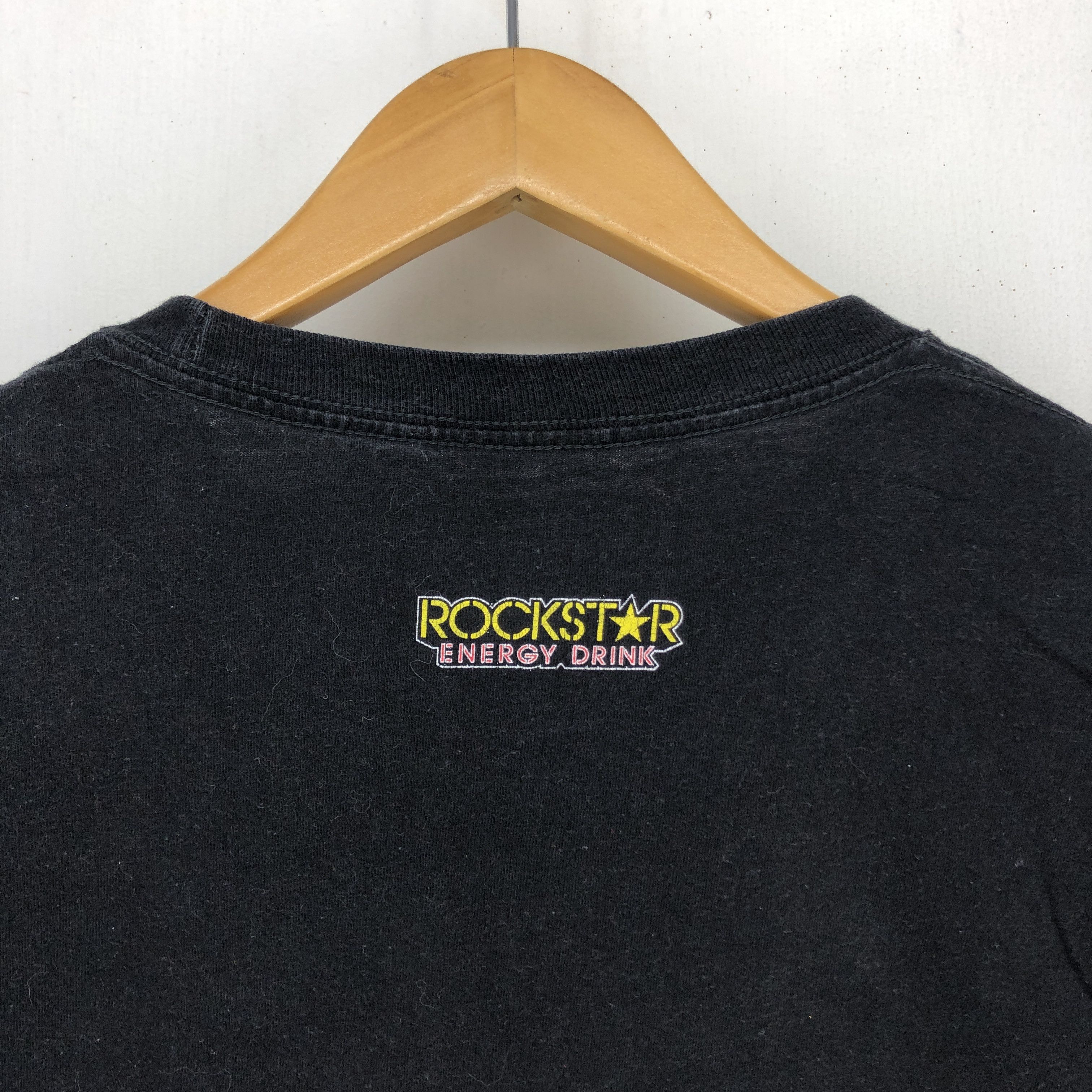Fox Racing ROCKSTAR ENERGY DRINK Crew Neck T Shirt #1642-60 Size US L / EU 52-54 / 3 - 6 Thumbnail