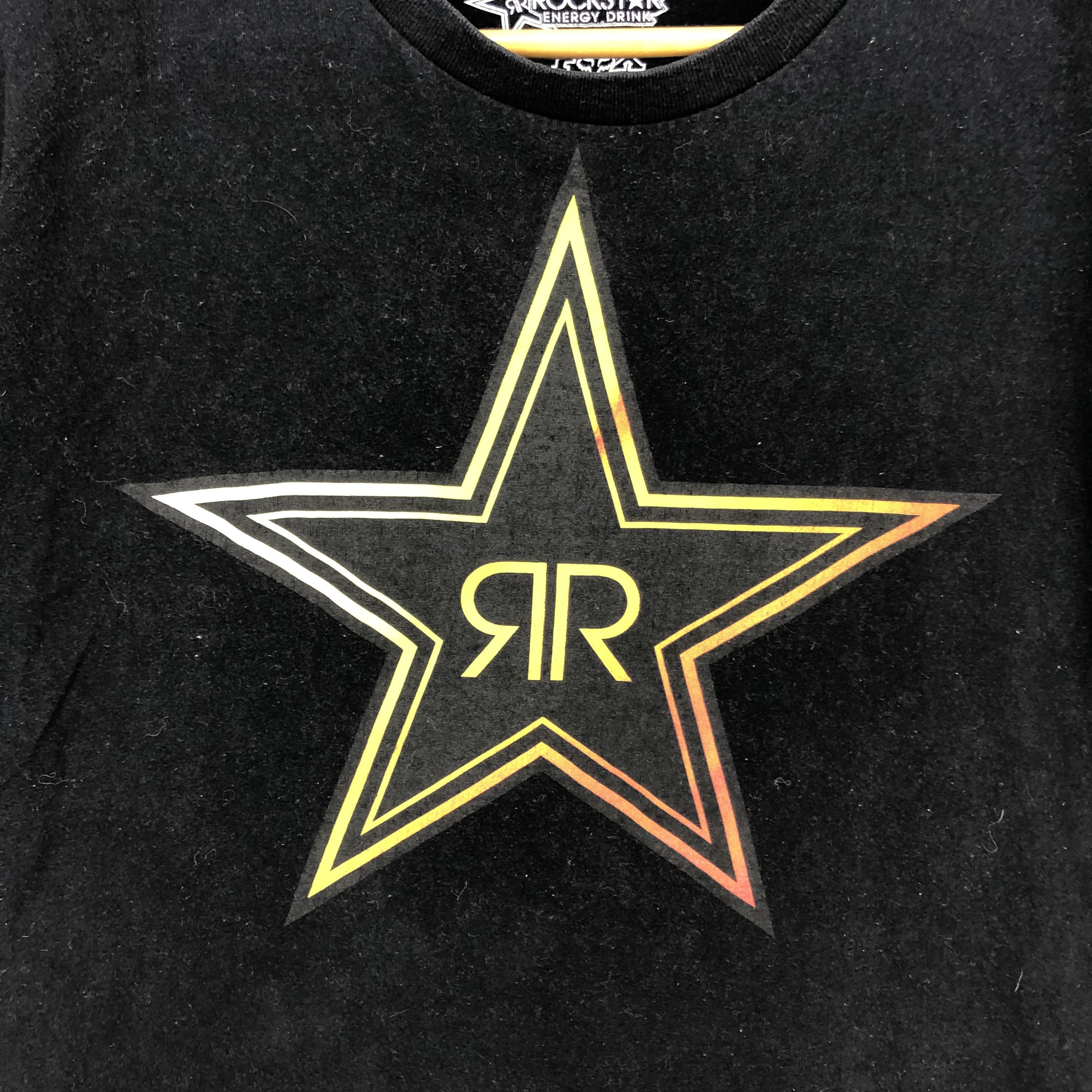 Fox Racing ROCKSTAR ENERGY DRINK Crew Neck T Shirt #1642-60 Size US L / EU 52-54 / 3 - 2 Thumbnail