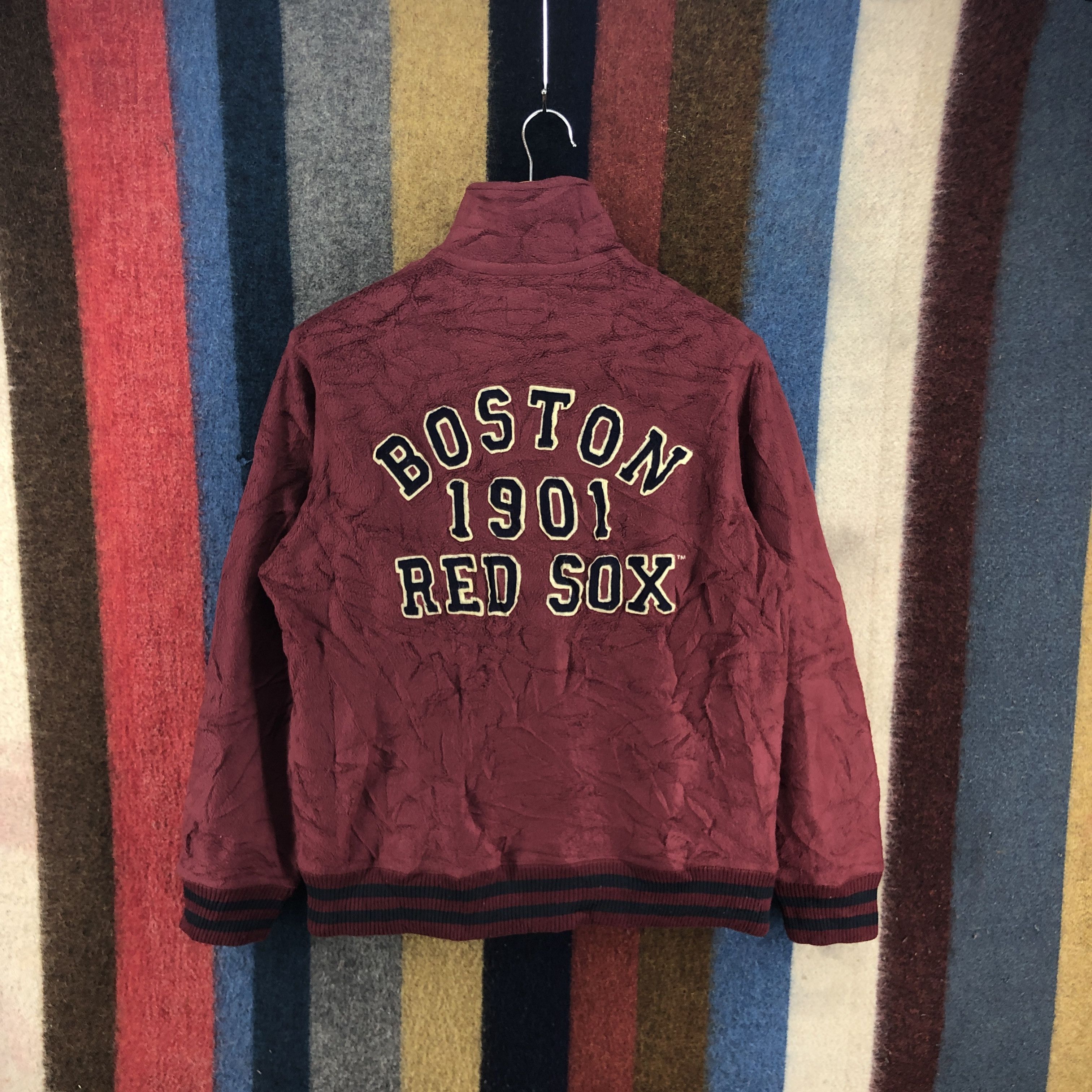 MLB BOSTON RED SOX 1901 Turtle Neck Fleece #098/E Size US M / EU 48-50 / 2 - 1 Thumbnail