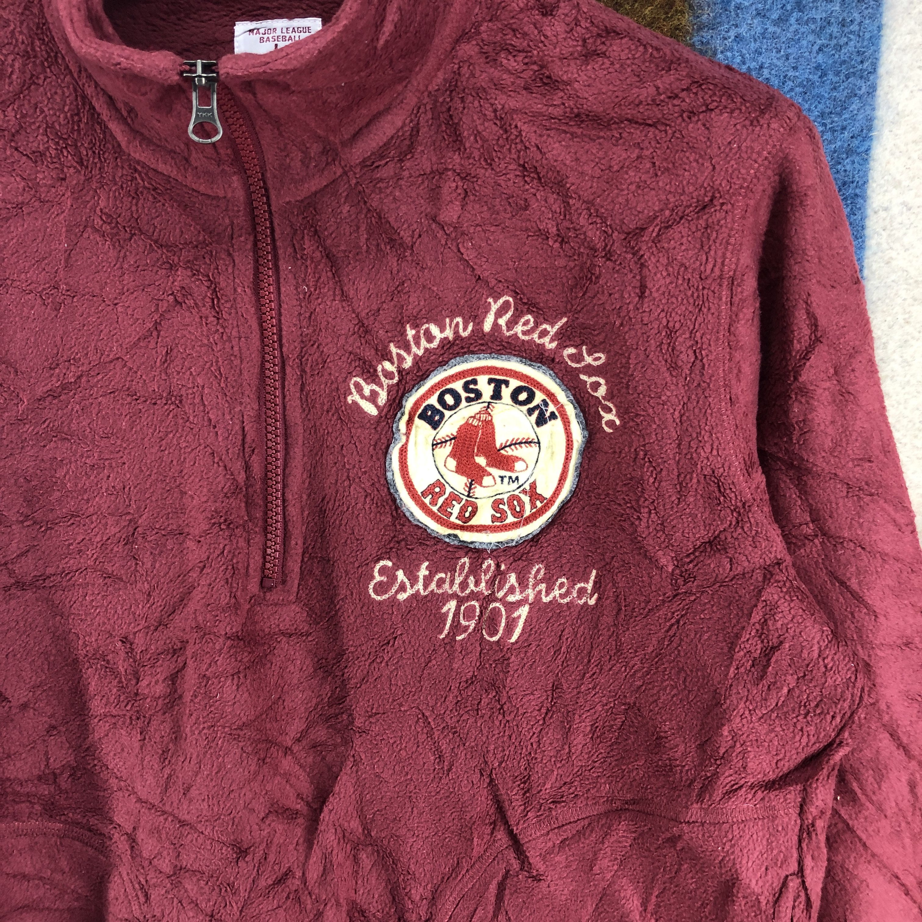 MLB BOSTON RED SOX 1901 Turtle Neck Fleece #098/E Size US M / EU 48-50 / 2 - 4 Thumbnail