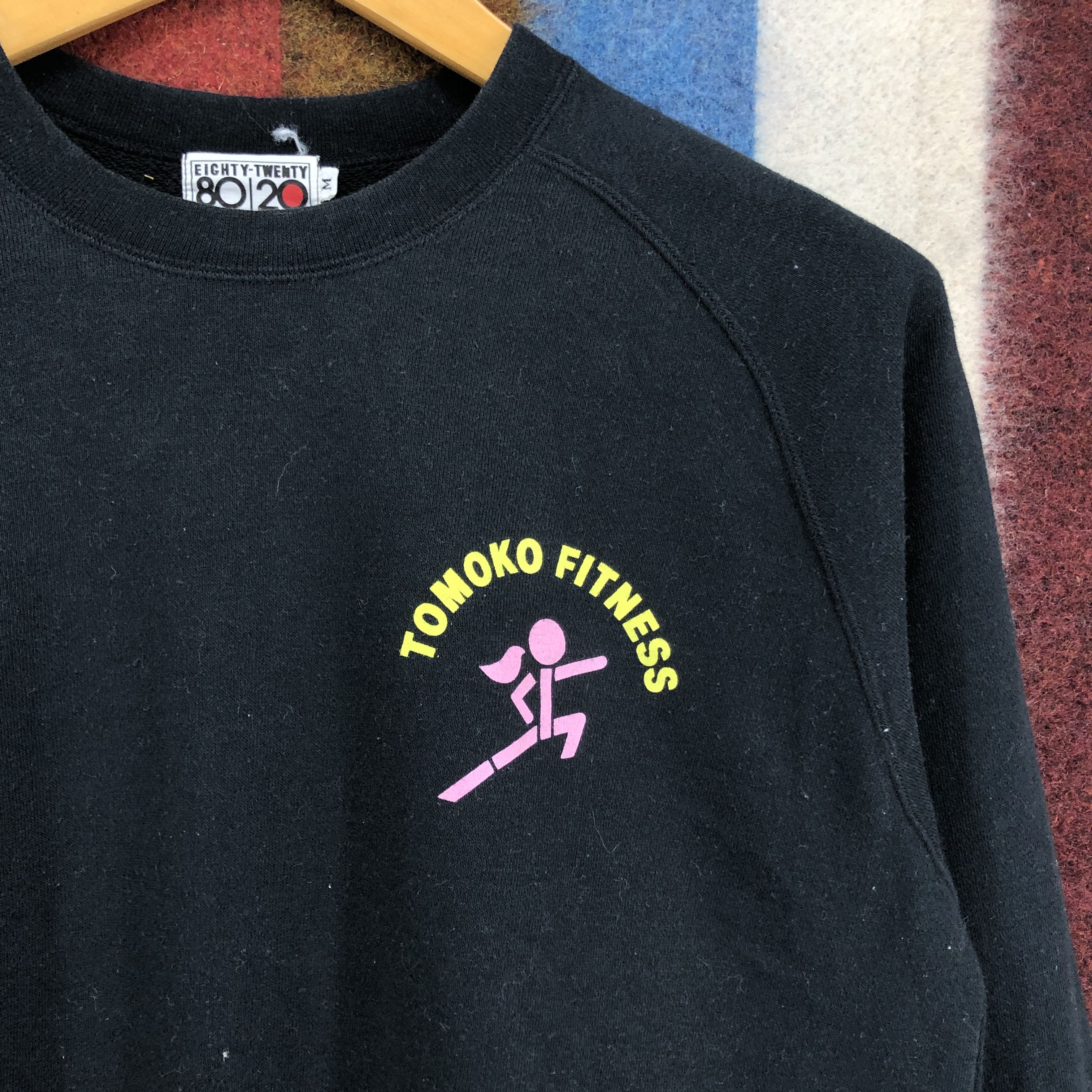 Japanese Brand Tomoko Fitness by EIGHTY-TWENTY Sweatshirt #0659/AC Size US S / EU 44-46 / 1 - 4 Thumbnail