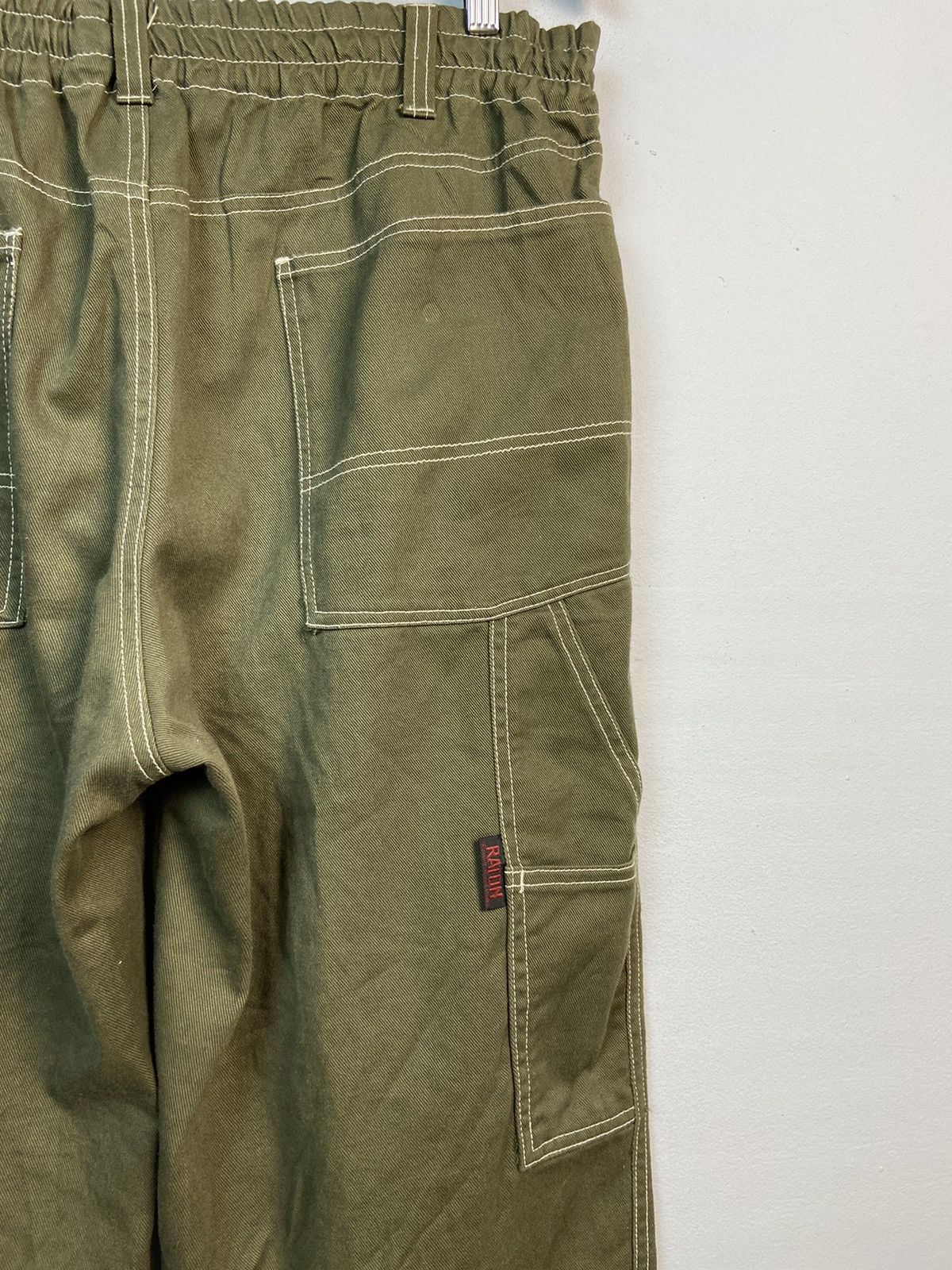 Japanese Brand × Other Japanese Brand RATON LAVEUR Japan Baggy Cropped Cargo Pant Size US 34 / EU 50 - 2 Thumbnail