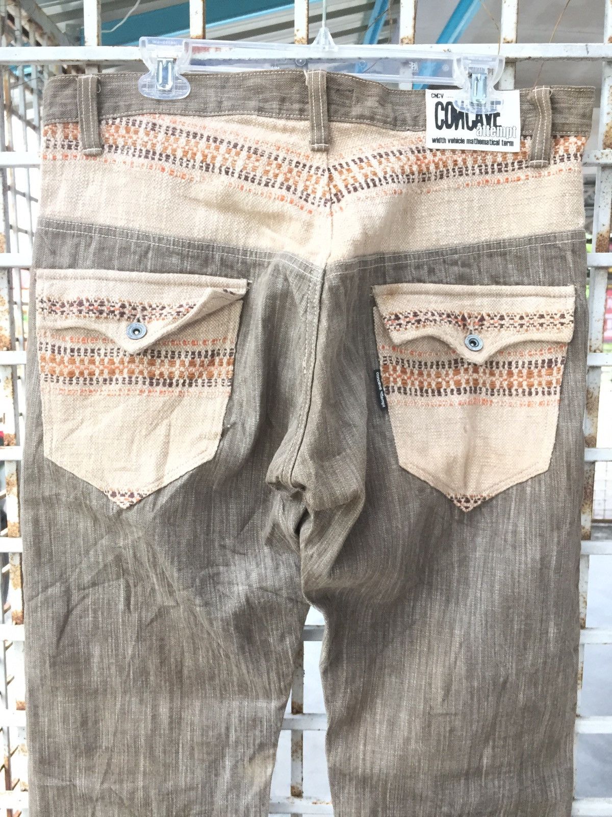 If Six Was Nine × Japanese Brand × Jean Baggy Jeans Japanese Native Concave Attempt Size US 36 / EU 52 - 2 Thumbnail
