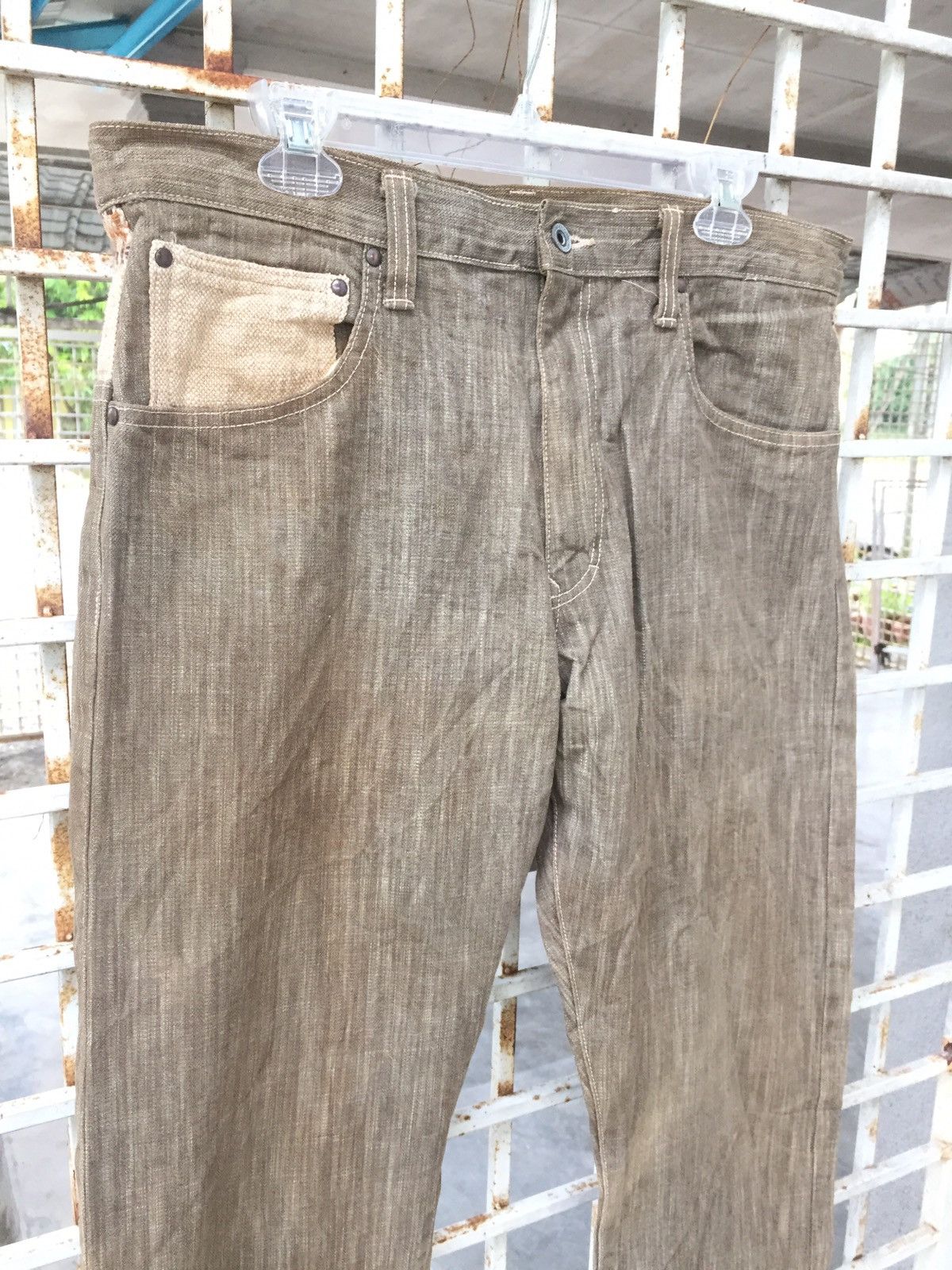 If Six Was Nine × Japanese Brand × Jean Baggy Jeans Japanese Native Concave Attempt Size US 36 / EU 52 - 4 Thumbnail