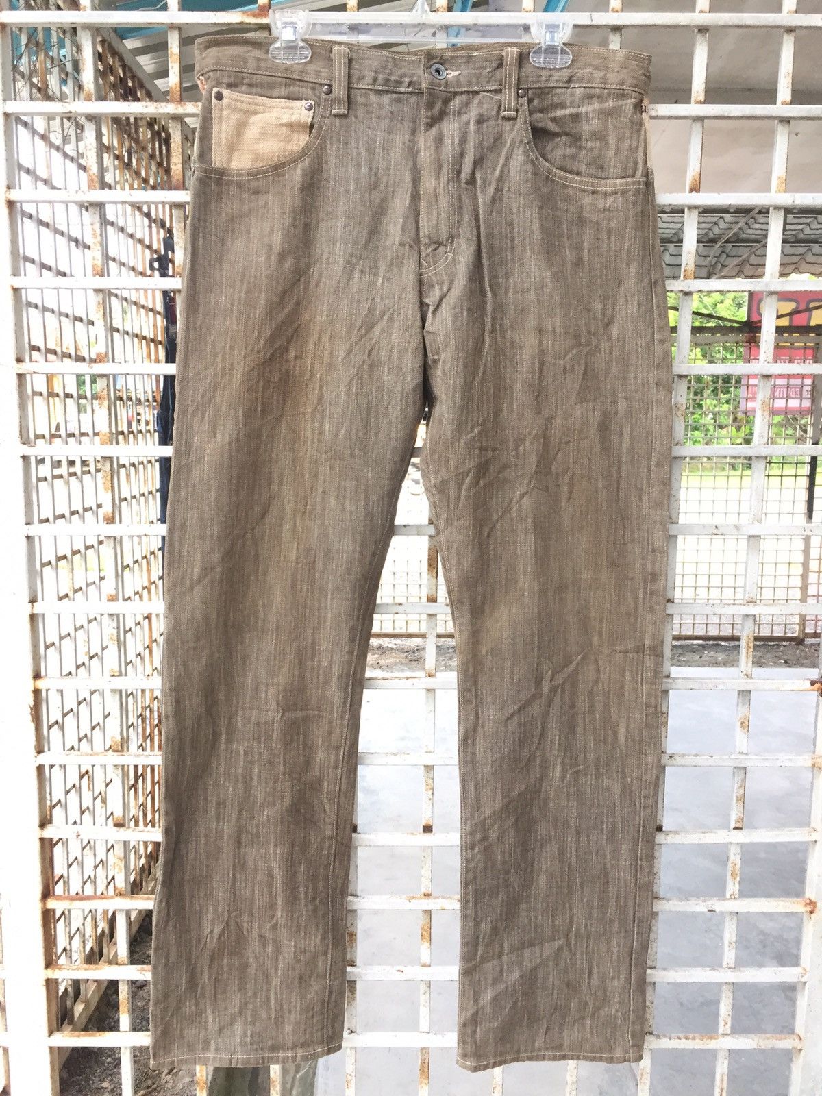If Six Was Nine × Japanese Brand × Jean Baggy Jeans Japanese Native Concave Attempt Size US 36 / EU 52 - 3 Thumbnail