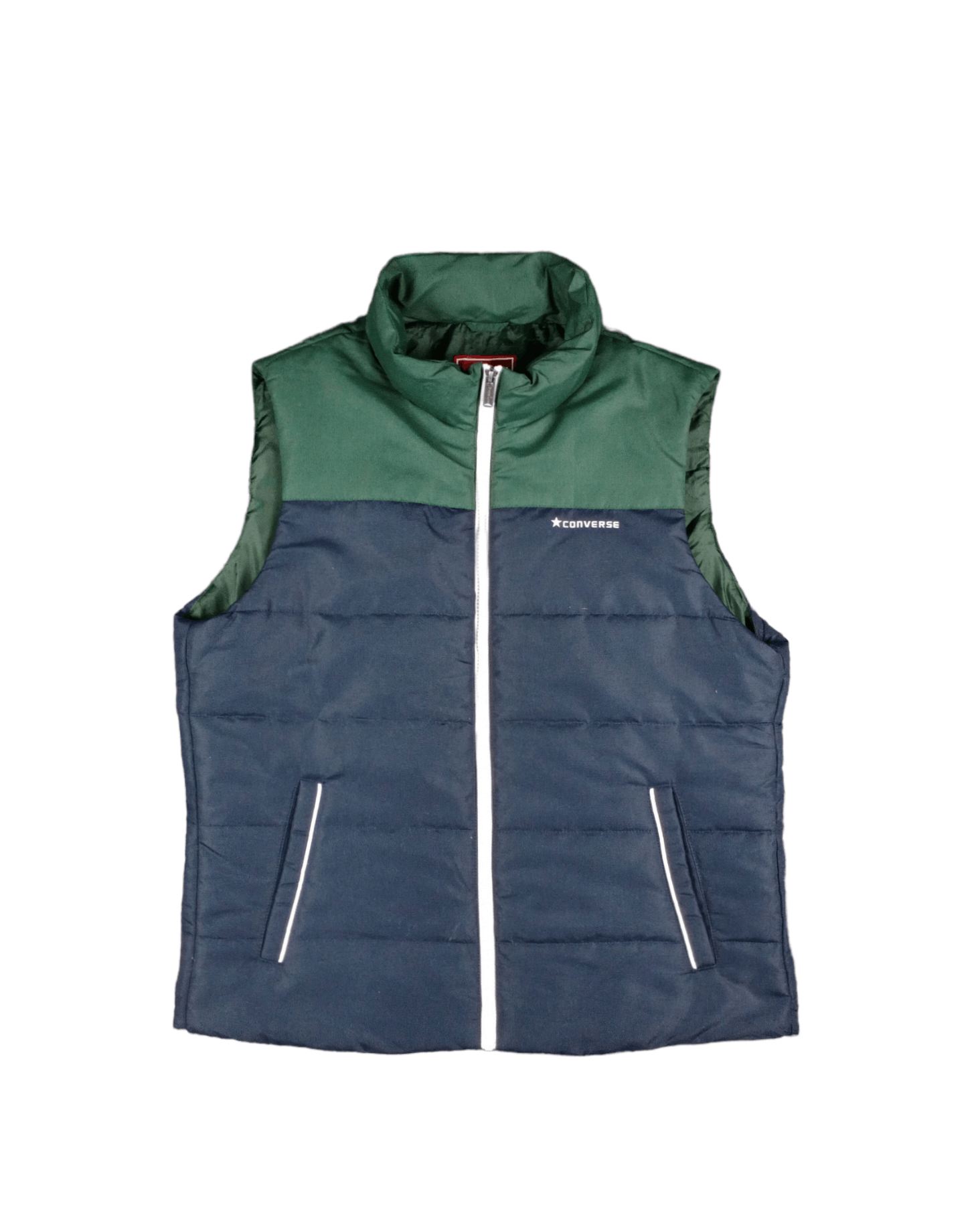 Converse 💥RARE💥Converse Sleeveless Puffer Vest Jacket Size US L / EU 52-54 / 3 - 1 Thumbnail