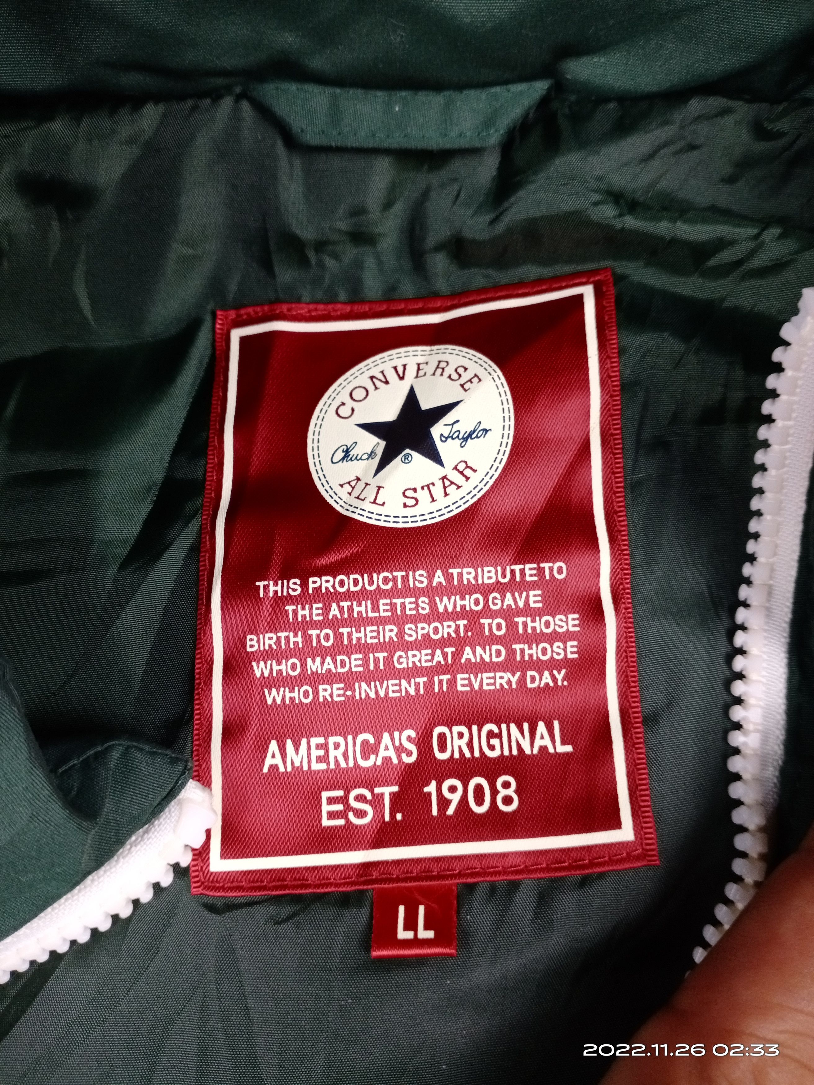 Converse 💥RARE💥Converse Sleeveless Puffer Vest Jacket Size US L / EU 52-54 / 3 - 4 Thumbnail