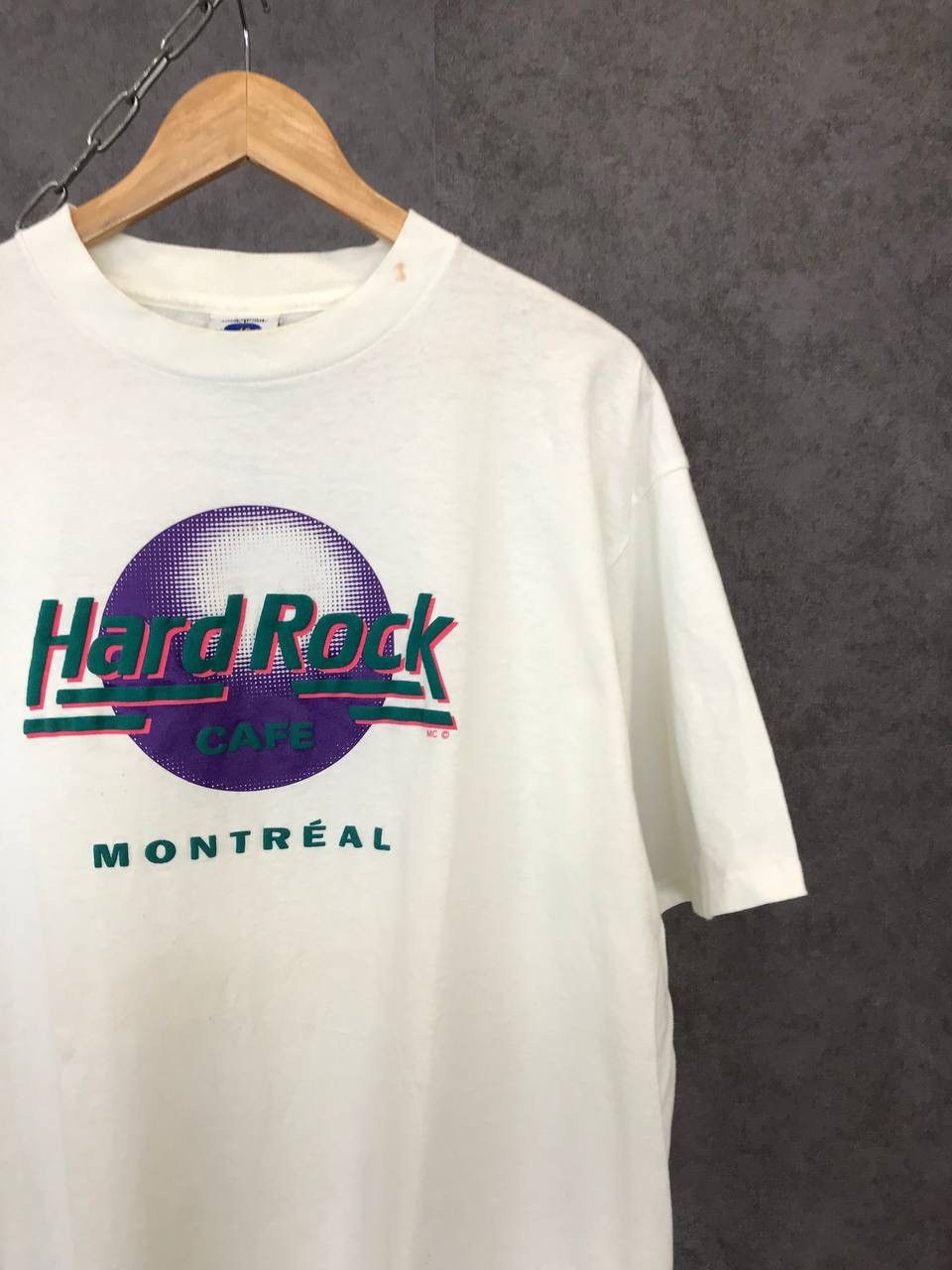 Hard Rock Cafe × Vintage Hard Rock Cafe Montreal Canada vintage big logo tee Size US XL / EU 56 / 4 - 2 Thumbnail