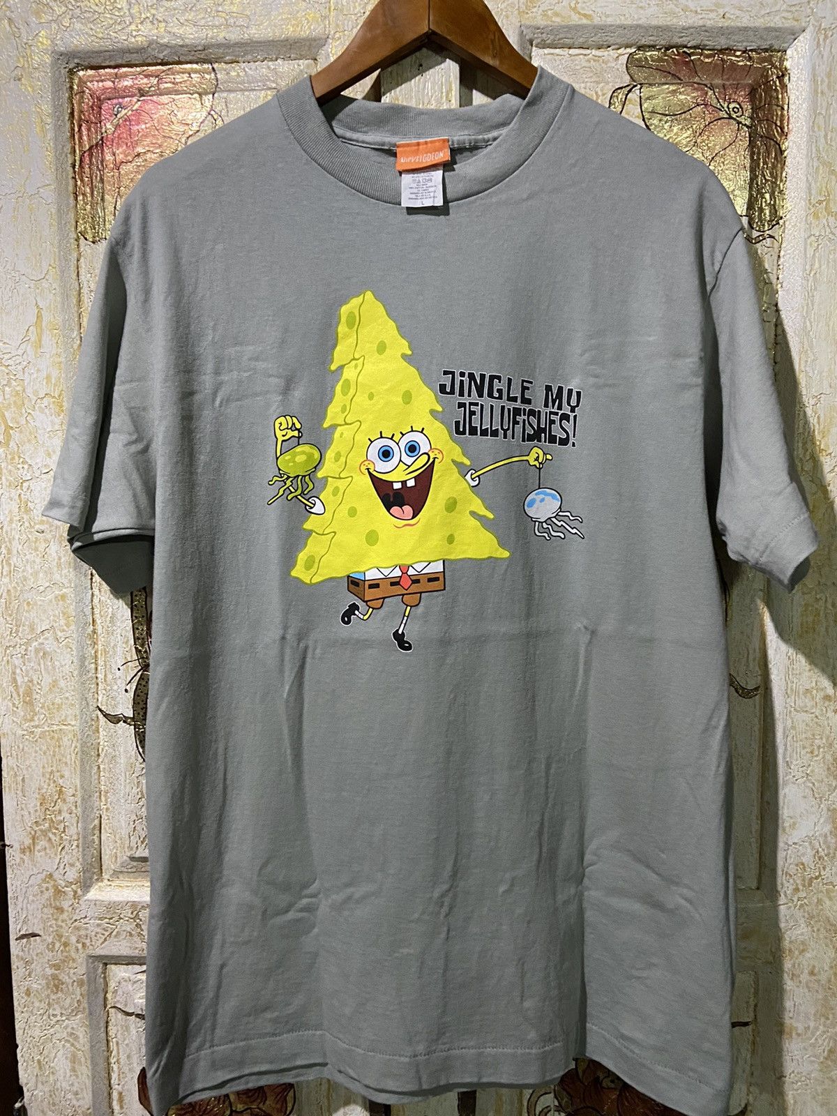 Cartoon Network × Vintage 2003 vintage SpongeBob Jingle my jellyfishes Single stitch L Size US L / EU 52-54 / 3 - 1 Thumbnail