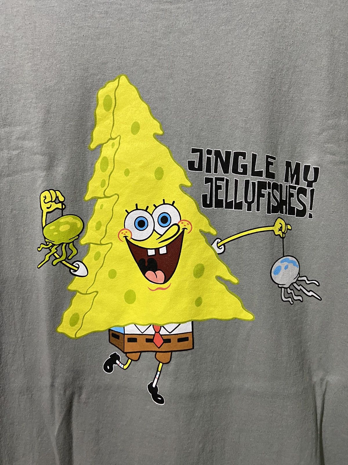 Cartoon Network × Vintage 2003 vintage SpongeBob Jingle my jellyfishes Single stitch L Size US L / EU 52-54 / 3 - 2 Thumbnail