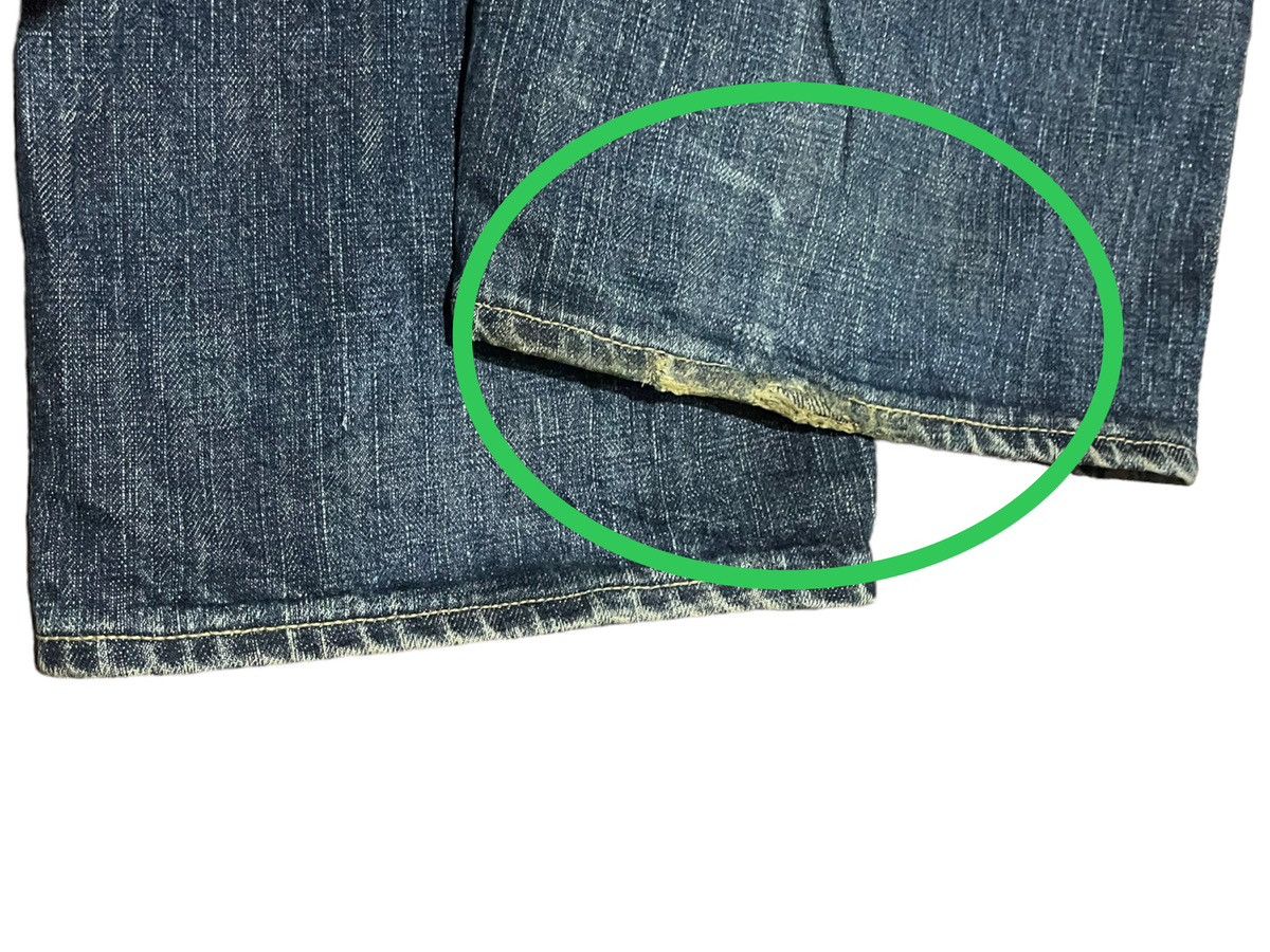 Japanese Brand × MasterPiece Masterpiece Denim Hectic Men Homme T Grands Distressed Jeans Size US 38 / EU 54 - 21 Thumbnail