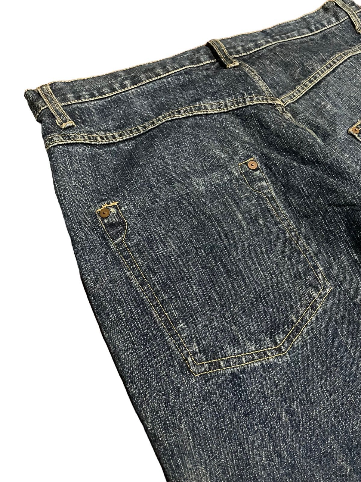 Japanese Brand × MasterPiece Masterpiece Denim Hectic Men Homme T Grands Distressed Jeans Size US 38 / EU 54 - 12 Thumbnail