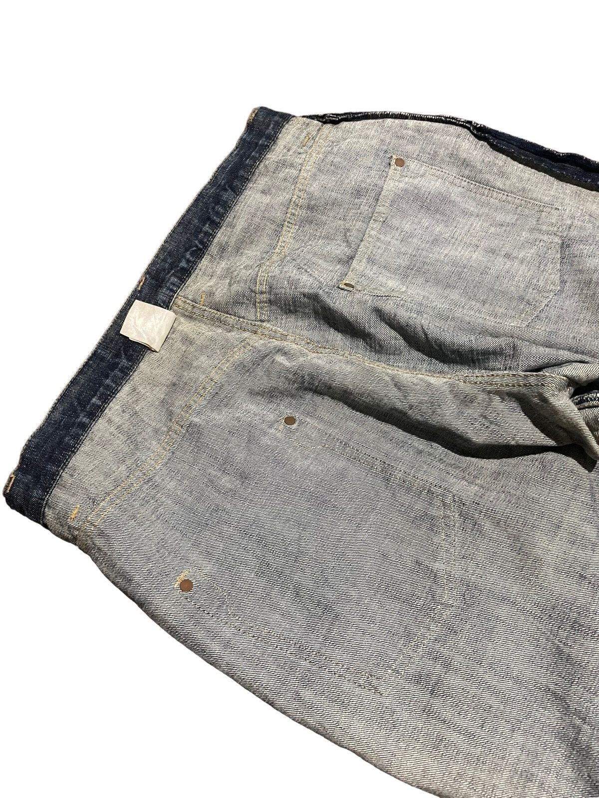 Japanese Brand × MasterPiece Masterpiece Denim Hectic Men Homme T Grands Distressed Jeans Size US 38 / EU 54 - 19 Thumbnail