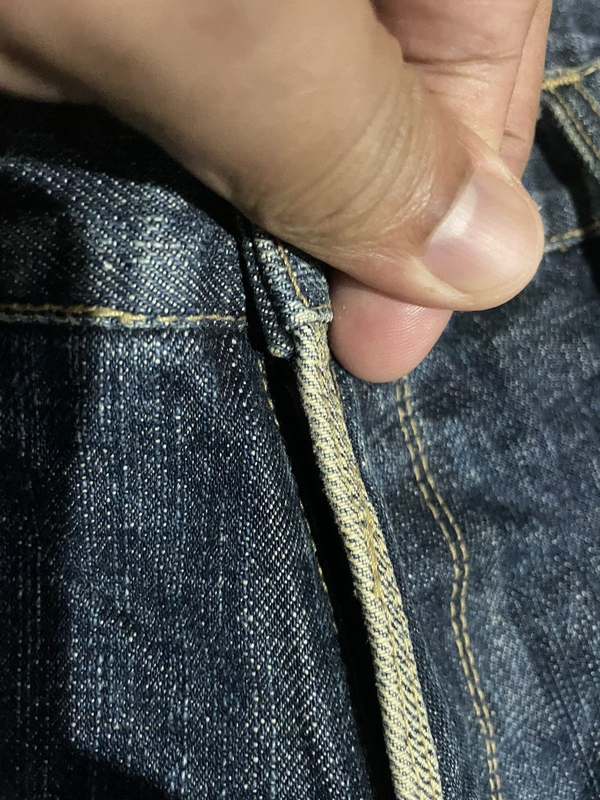 Japanese Brand × MasterPiece Masterpiece Denim Hectic Men Homme T Grands Distressed Jeans Size US 38 / EU 54 - 17 Thumbnail