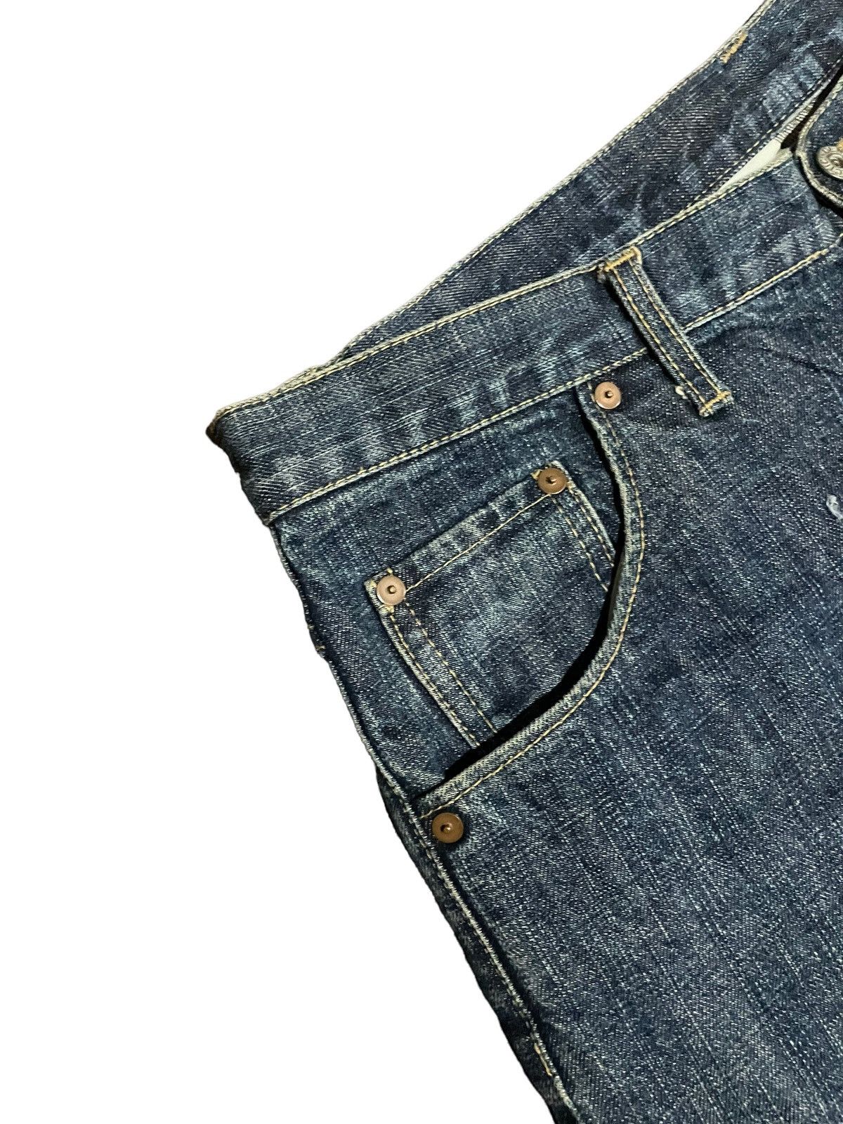 Japanese Brand × MasterPiece Masterpiece Denim Hectic Men Homme T Grands Distressed Jeans Size US 38 / EU 54 - 4 Thumbnail