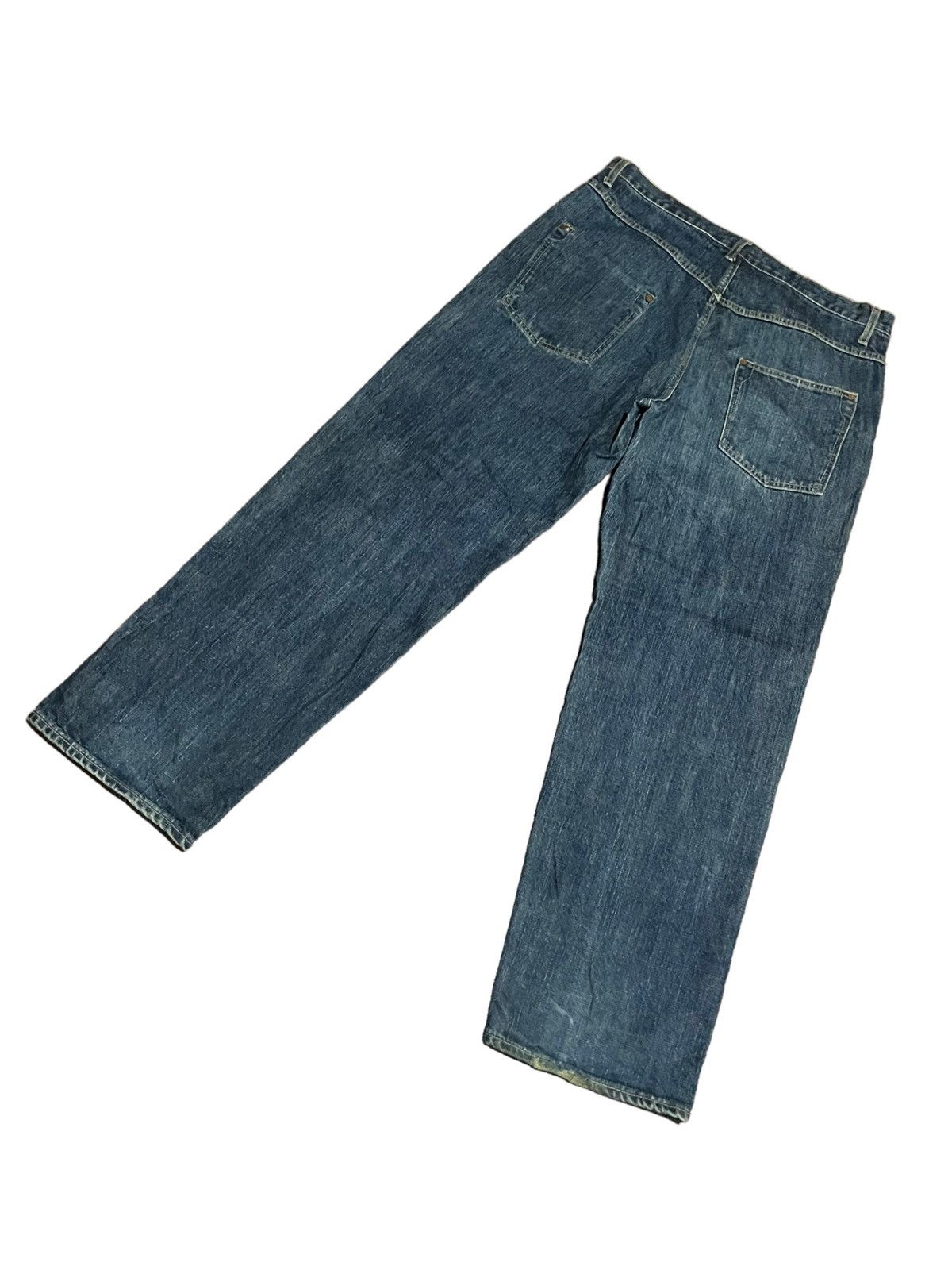 Japanese Brand × MasterPiece Masterpiece Denim Hectic Men Homme T Grands Distressed Jeans Size US 38 / EU 54 - 7 Thumbnail