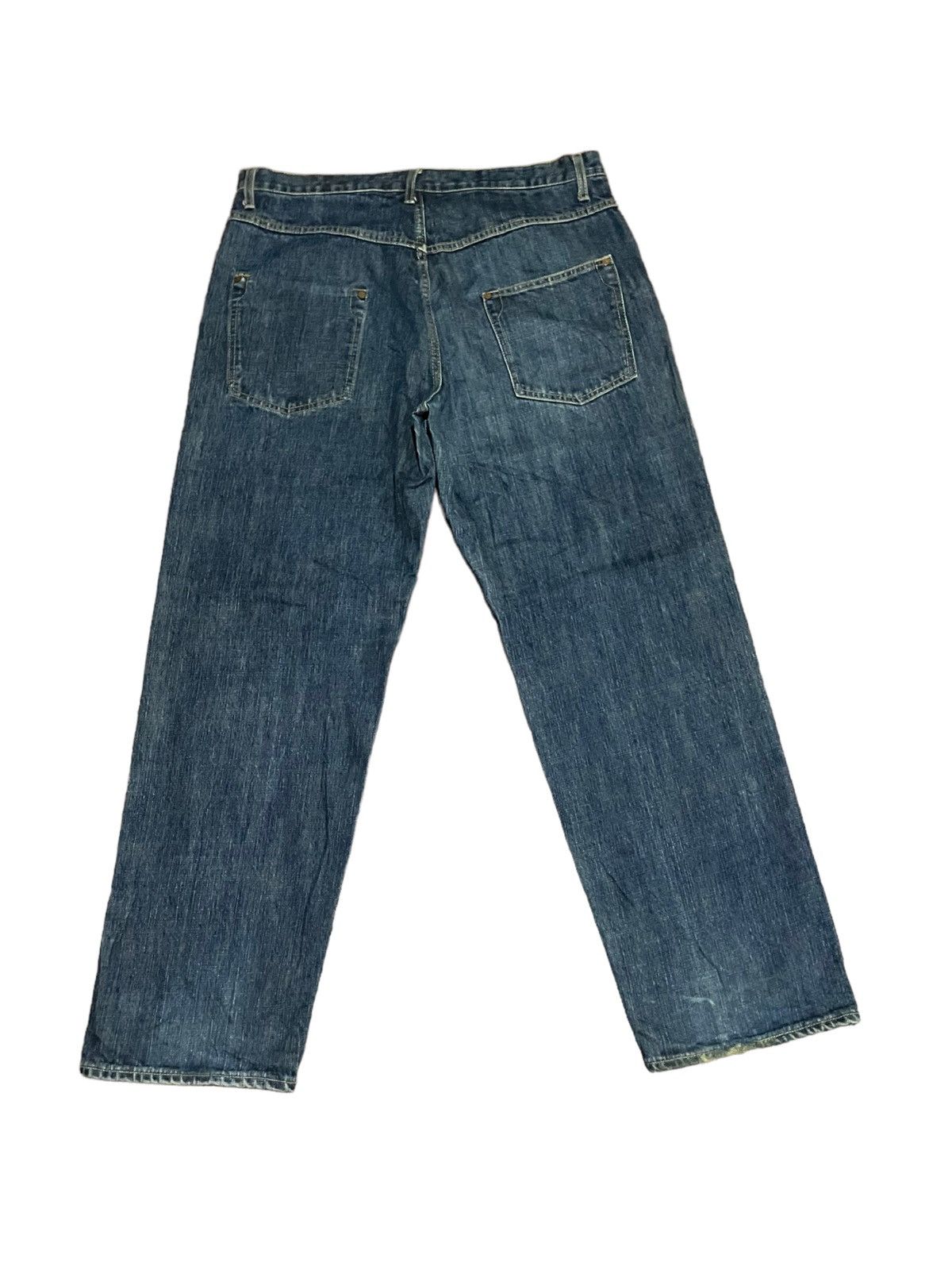 Japanese Brand × MasterPiece Masterpiece Denim Hectic Men Homme T Grands Distressed Jeans Size US 38 / EU 54 - 6 Thumbnail