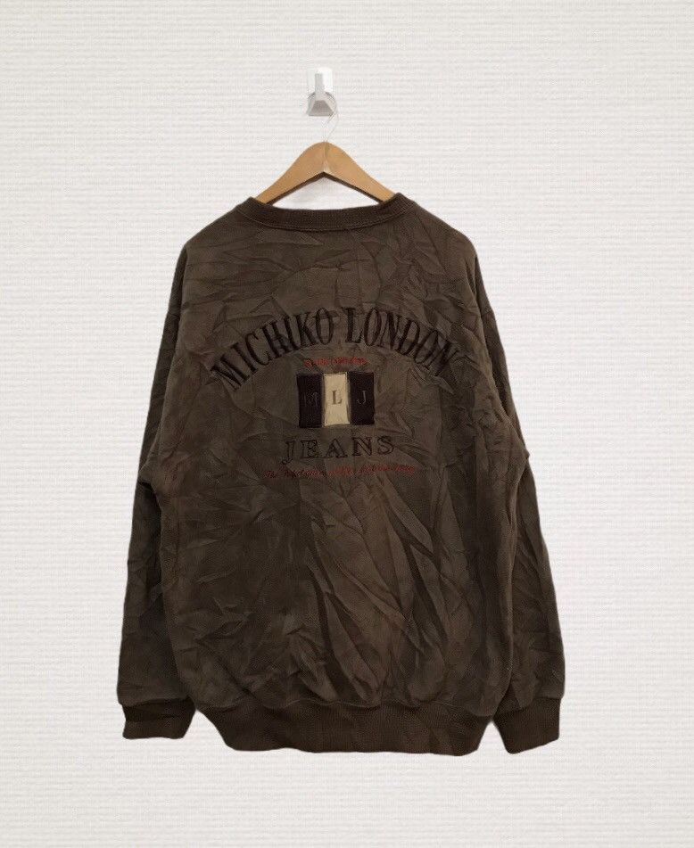 Japanese Brand × Michiko Koshino London Michiko London jeans sweatshirt Size US L / EU 52-54 / 3 - 1 Thumbnail