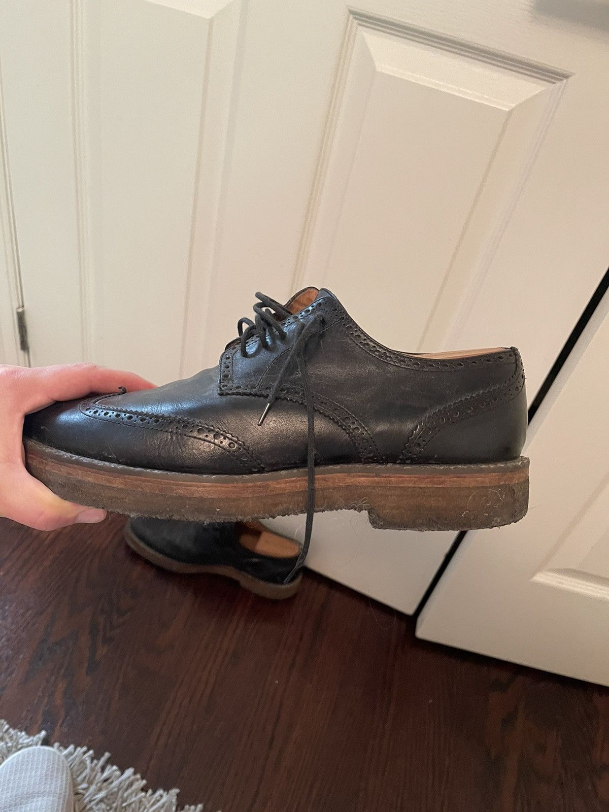 Dries Van Noten Dries Van Noten Crepe Sole Brogue Derby Size US 10.5 / EU 43-44 - 1 Thumbnail