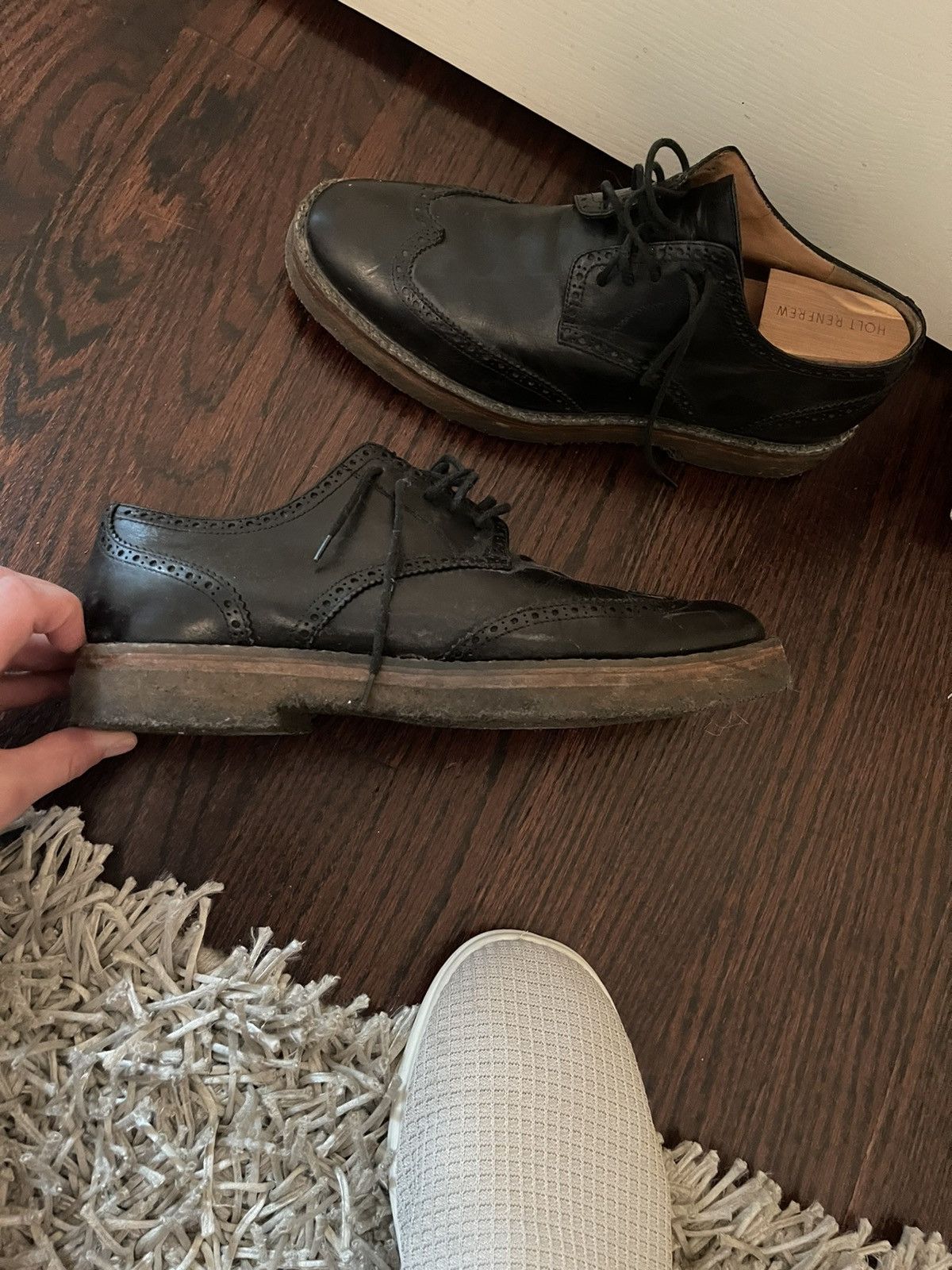 Dries Van Noten Dries Van Noten Crepe Sole Brogue Derby Size US 10.5 / EU 43-44 - 4 Thumbnail