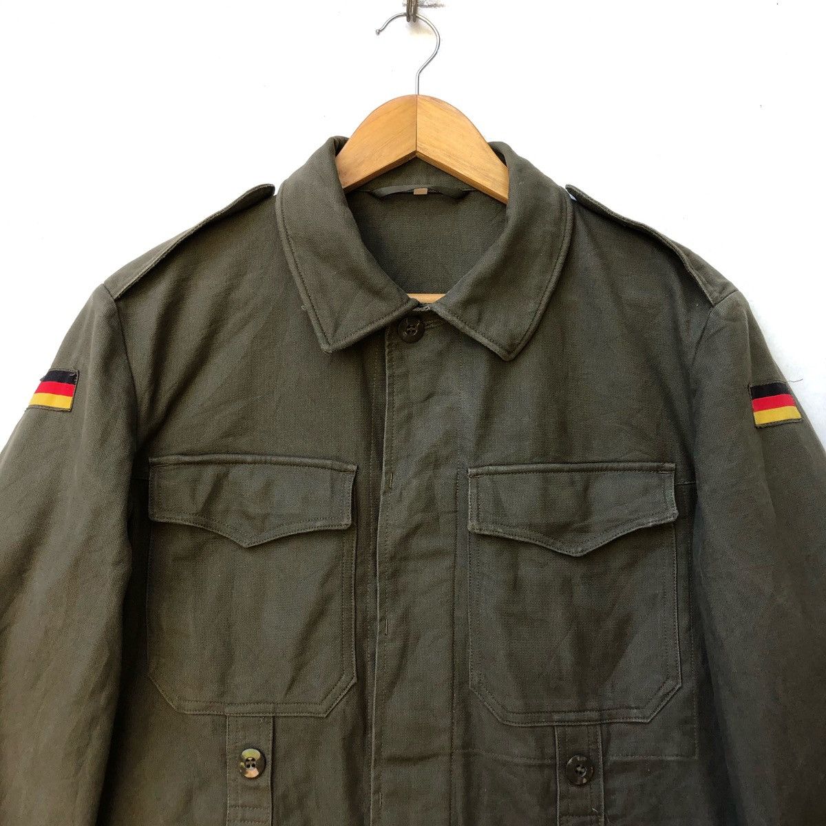 Vintage Vintage Military Chore Jacket Germany Size US M / EU 48-50 / 2 - 2 Thumbnail