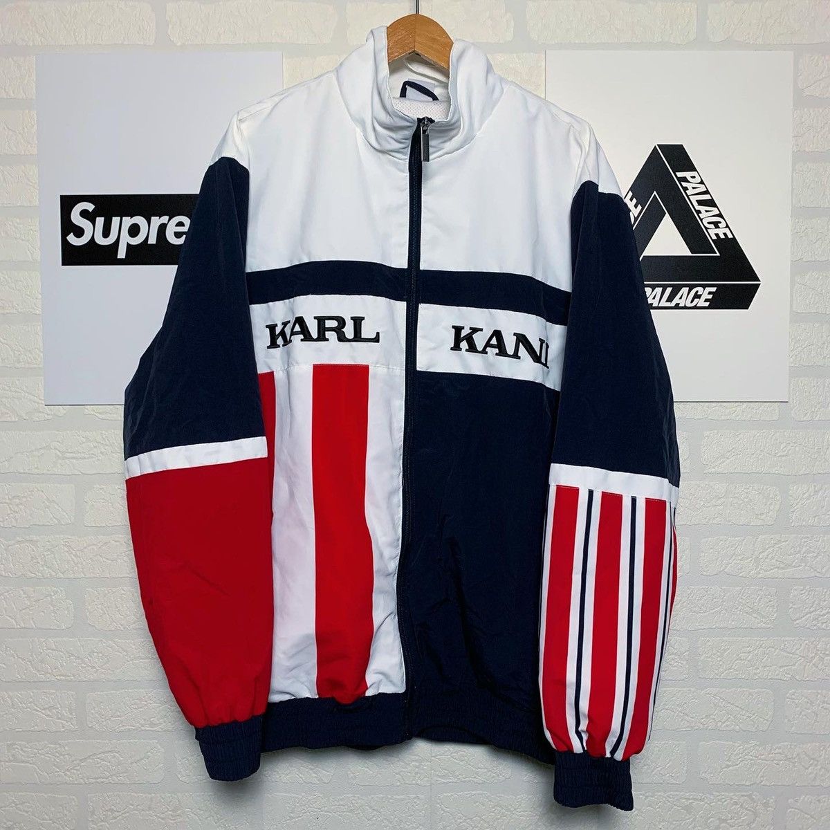 Vintage Jacket retro tape Karl Kani SWAG Y2K HIP-HOP