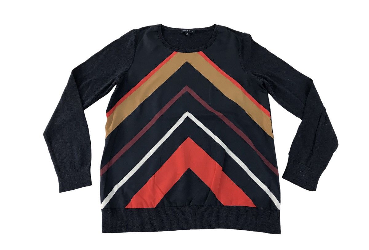 Tommy Hilfiger Tommy Hilfiger Colourfull Block Striped Sweatshirt Luxury Size M / US 6-8 / IT 42-44 - 1 Thumbnail
