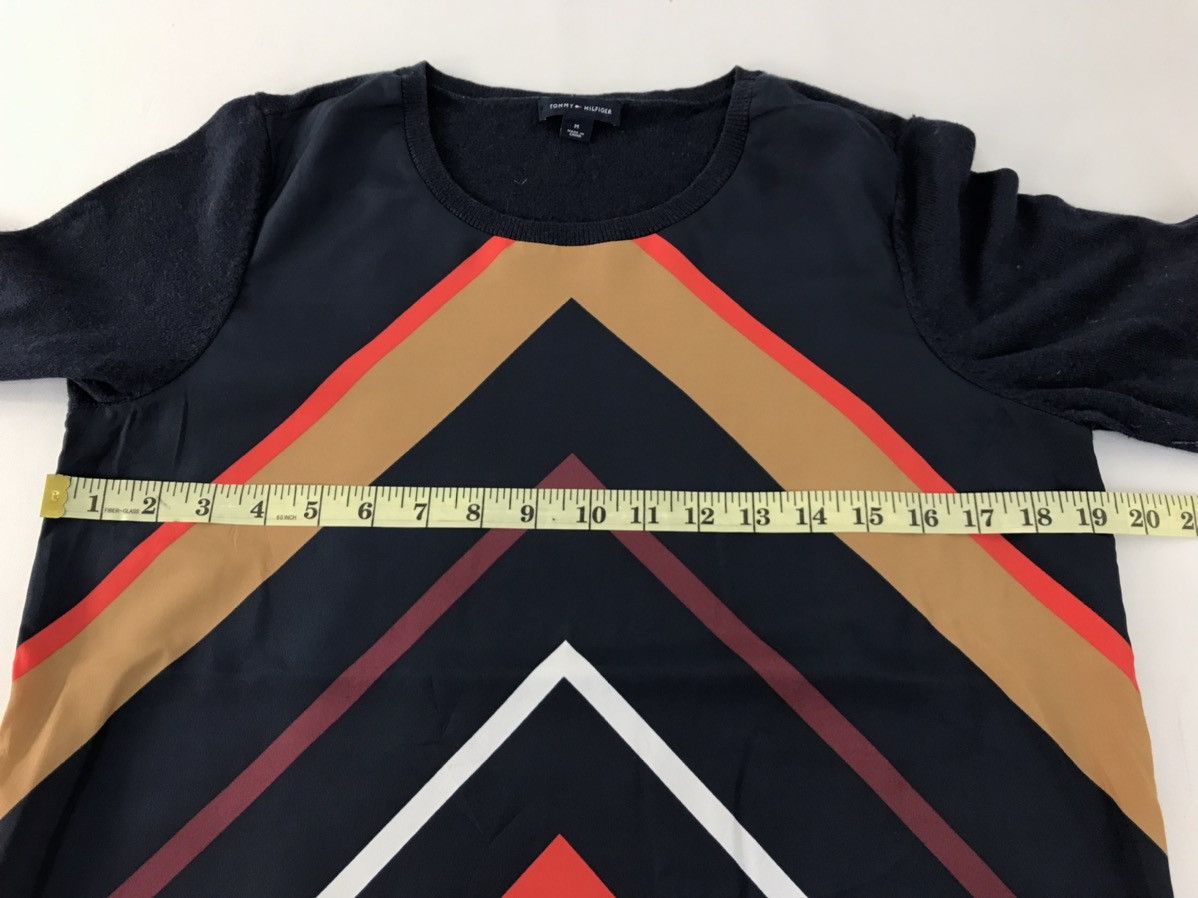 Tommy Hilfiger Tommy Hilfiger Colourfull Block Striped Sweatshirt Luxury Size M / US 6-8 / IT 42-44 - 7 Thumbnail