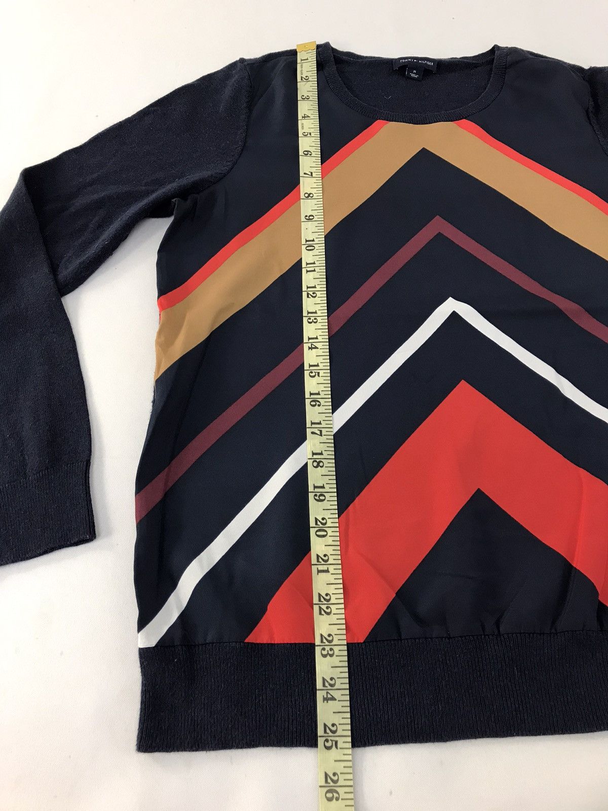 Tommy Hilfiger Tommy Hilfiger Colourfull Block Striped Sweatshirt Luxury Size M / US 6-8 / IT 42-44 - 8 Thumbnail