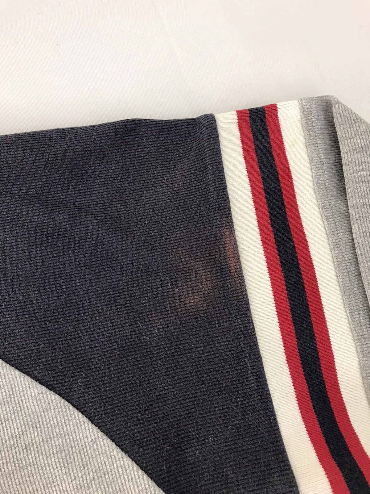 U.S. Polo Assn. × Vintage U.S Polo Assn Raglan Striped Sweatshirt Spell Out R046j Size US XXL / EU 58 / 5 - 10 Thumbnail
