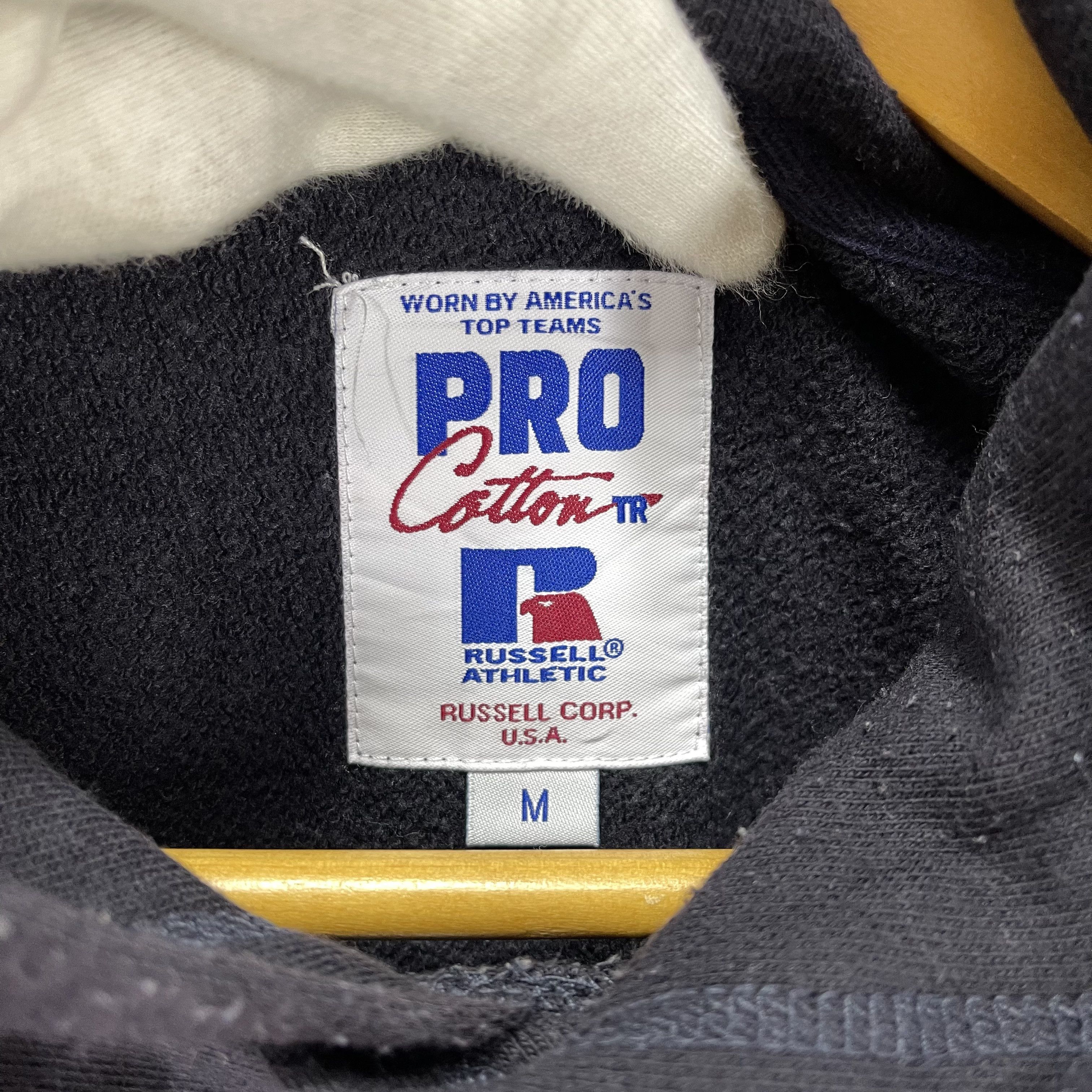 Russell Athletic RUSSELL ATHLETIC Pro Cotton Hoodie Pullover #1233/AQ Size US S / EU 44-46 / 1 - 7 Thumbnail