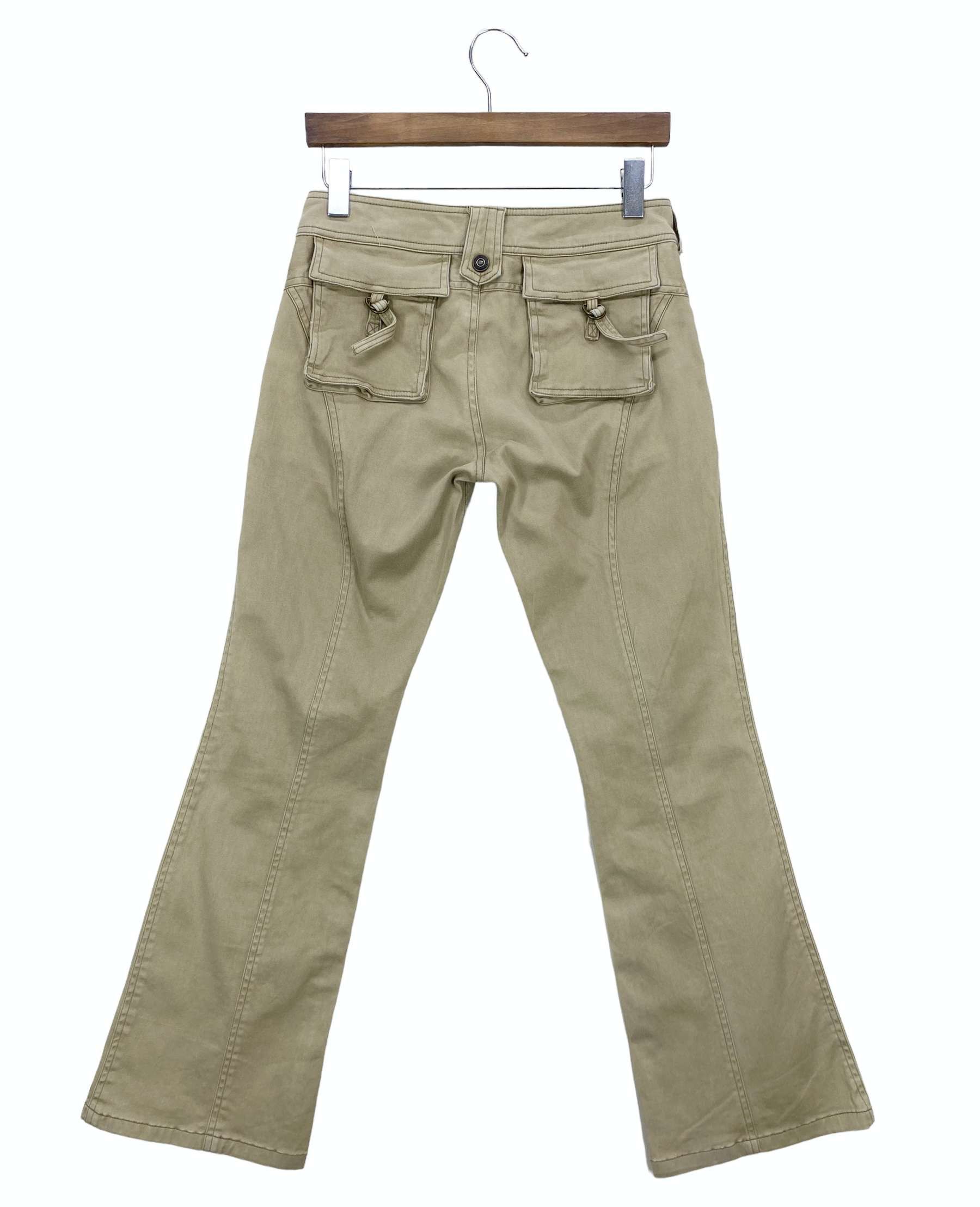 Japanese Brand Pozzyrap Pants Baker Pocket Flare Pants Bootcut Pants Size US 29 - 2 Thumbnail