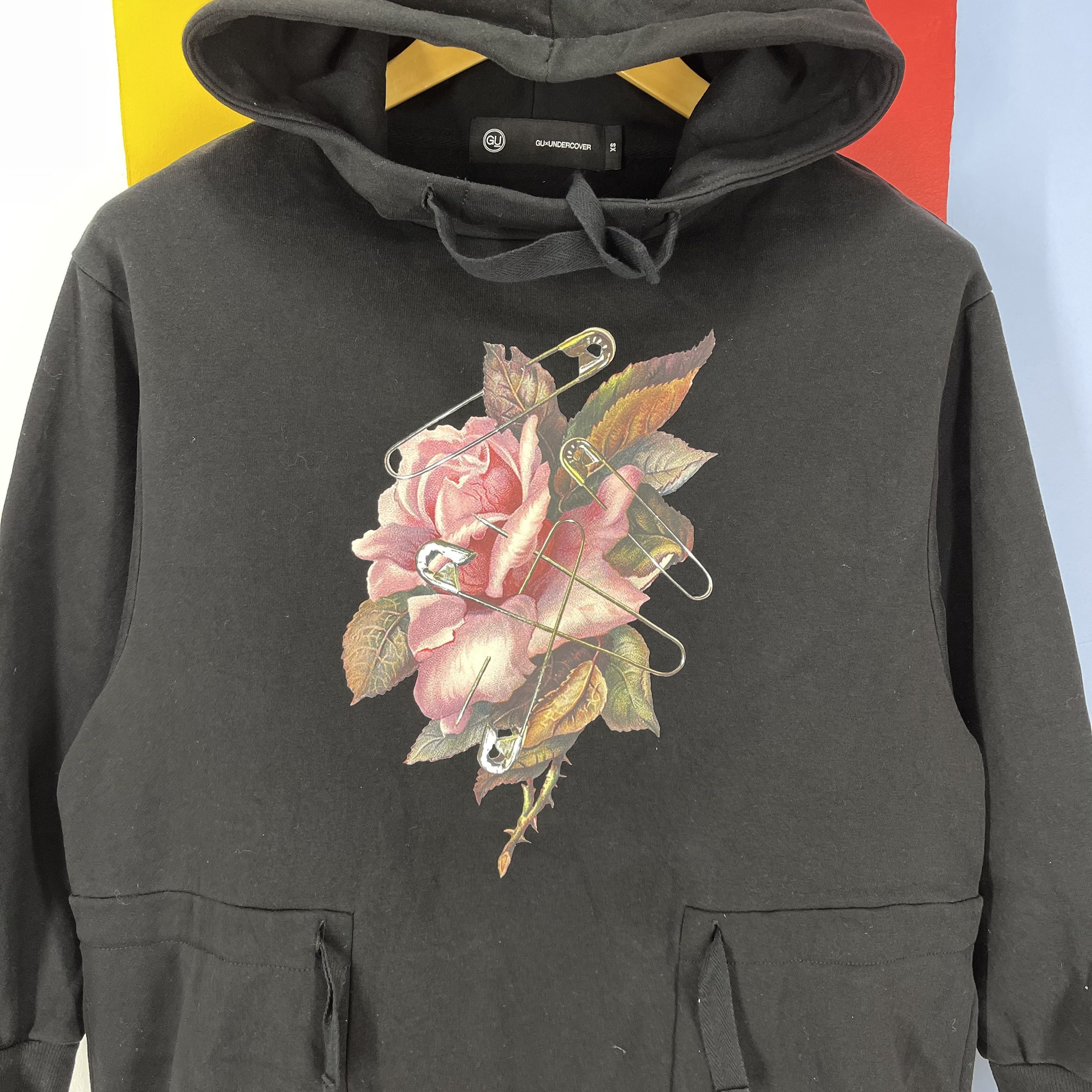 GU × Undercover UNDERCOVER x GU Adjustable Waist Hoodie Pullover #1237/AQ Size M / US 6-8 / IT 42-44 - 3 Thumbnail