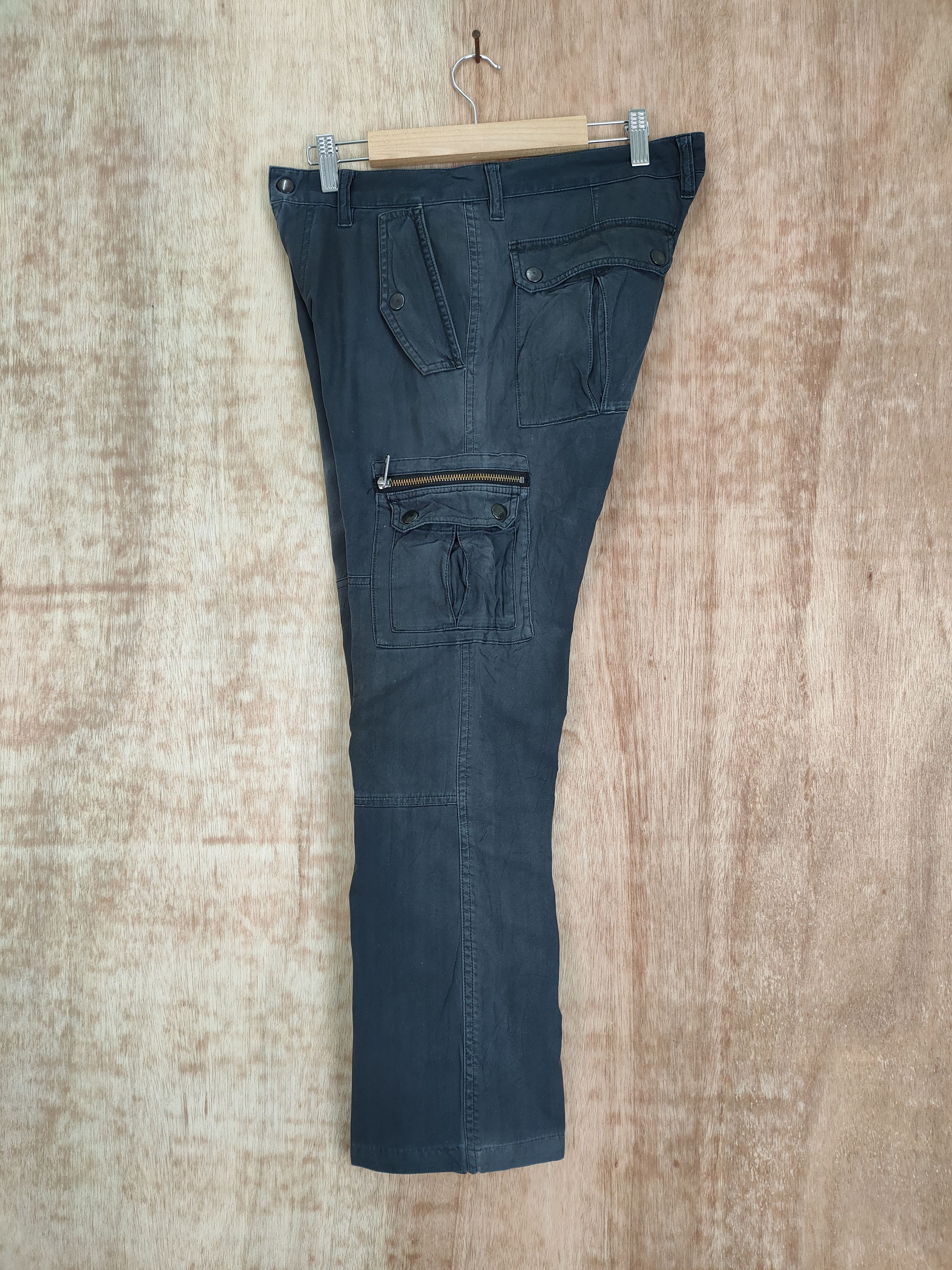 Black Label × Burberry × Burberry Prorsum BURBERRY BLACK LABEL FADED CARGO PANTS Size US 30 / EU 46 - 2 Thumbnail
