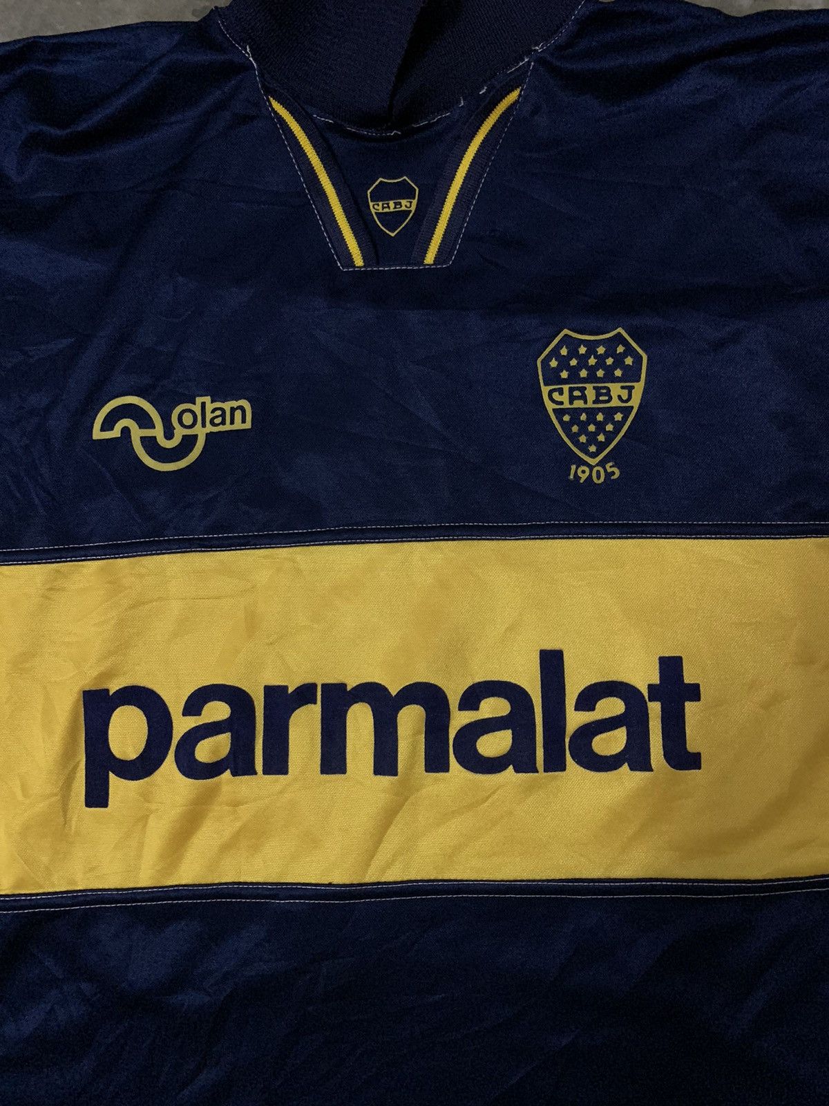 Vintage Vintage 1992-1995 Boca Juniors Home Jersey Size US L / EU 52-54 / 3 - 4 Thumbnail