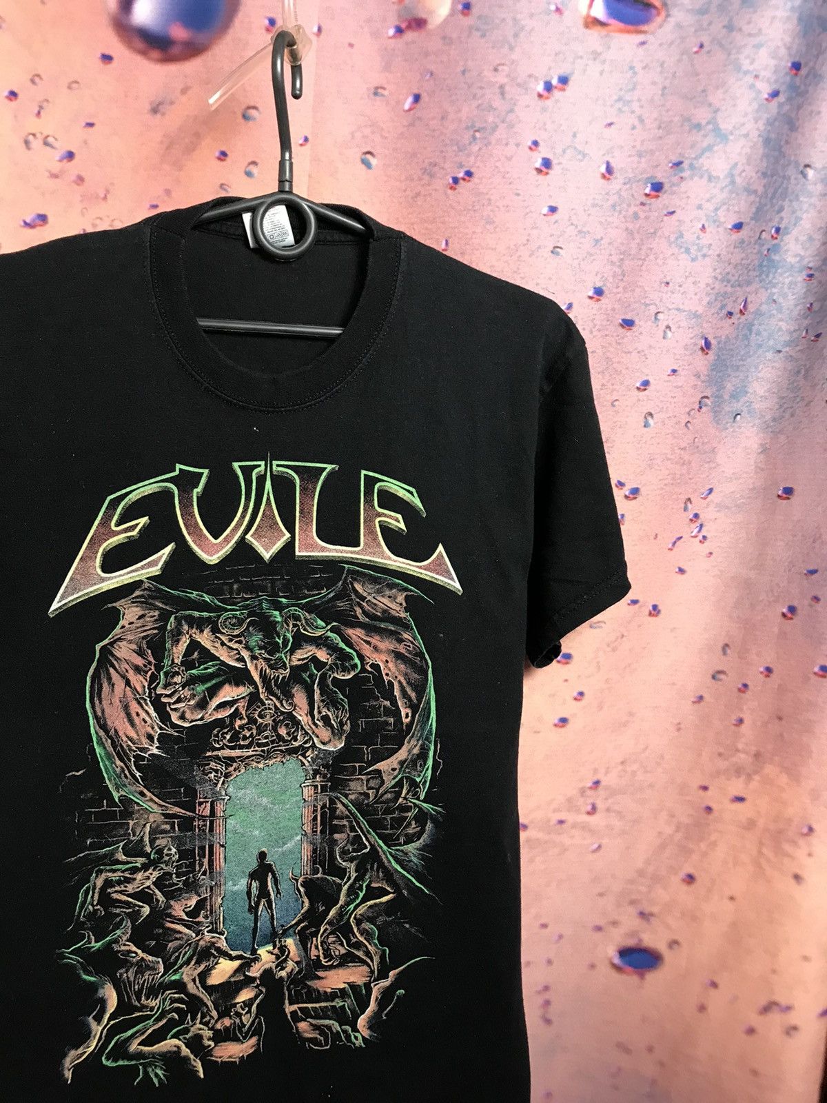 Band Tees × Vintage Vintage Evile band rock tee Size US L / EU 52-54 / 3 - 1 Thumbnail