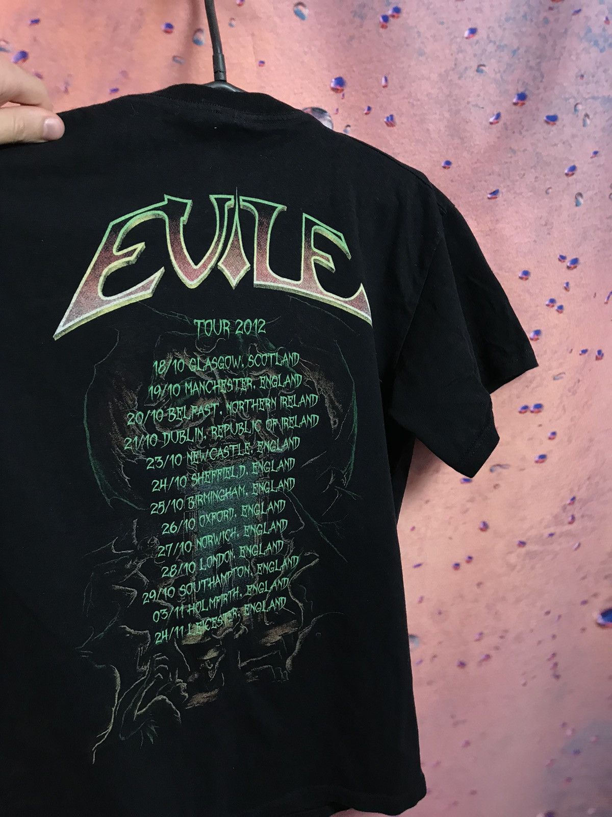 Band Tees × Vintage Vintage Evile band rock tee Size US L / EU 52-54 / 3 - 5 Thumbnail