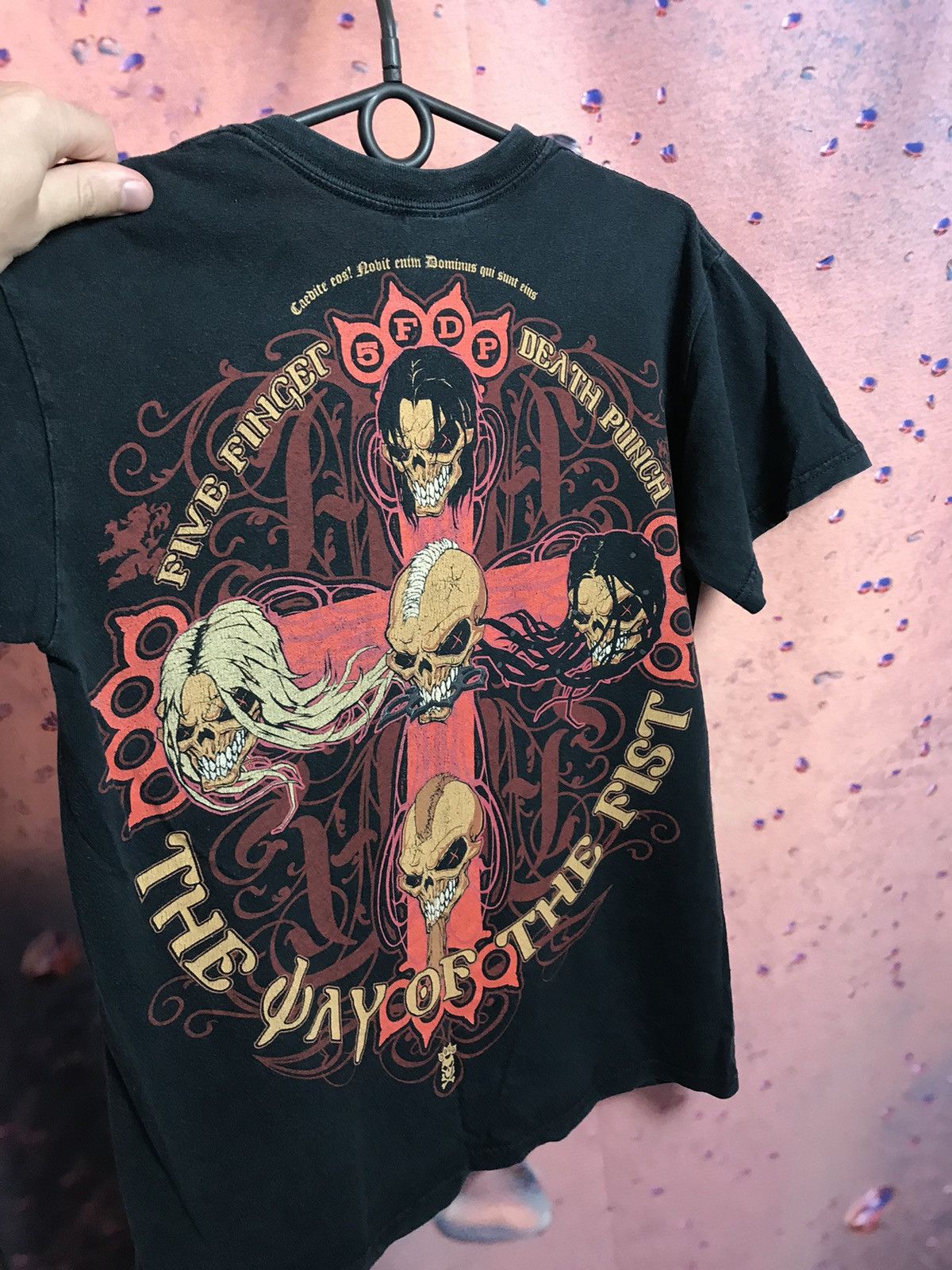 Band Tees × Vintage Vintage Five Finger Death punch band rock tee Size US S / EU 44-46 / 1 - 5 Thumbnail