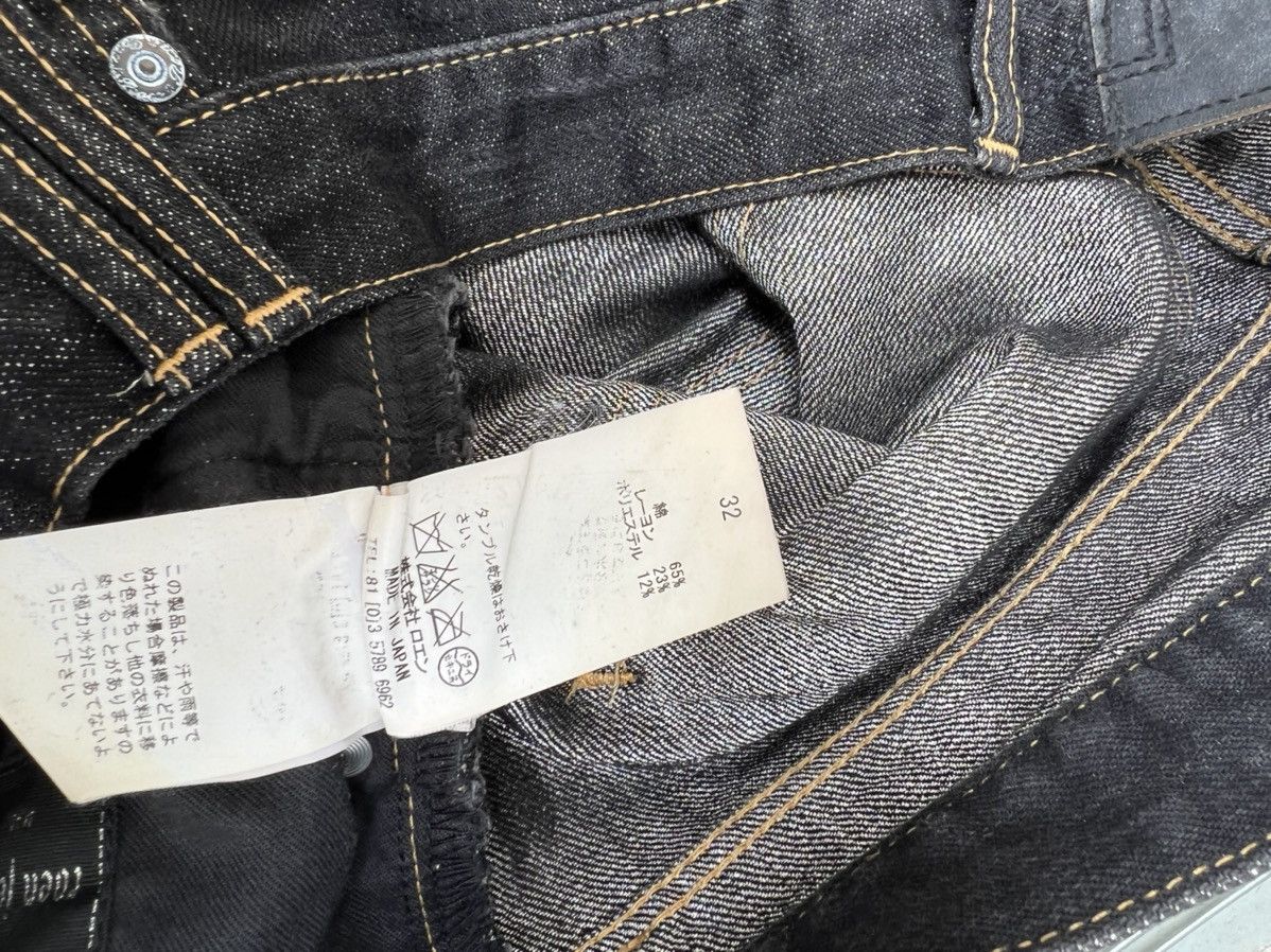 Roen Roen Japan Rips Shining Denim Cross Bones Skull Flare Jeans Size US 31 - 25 Thumbnail