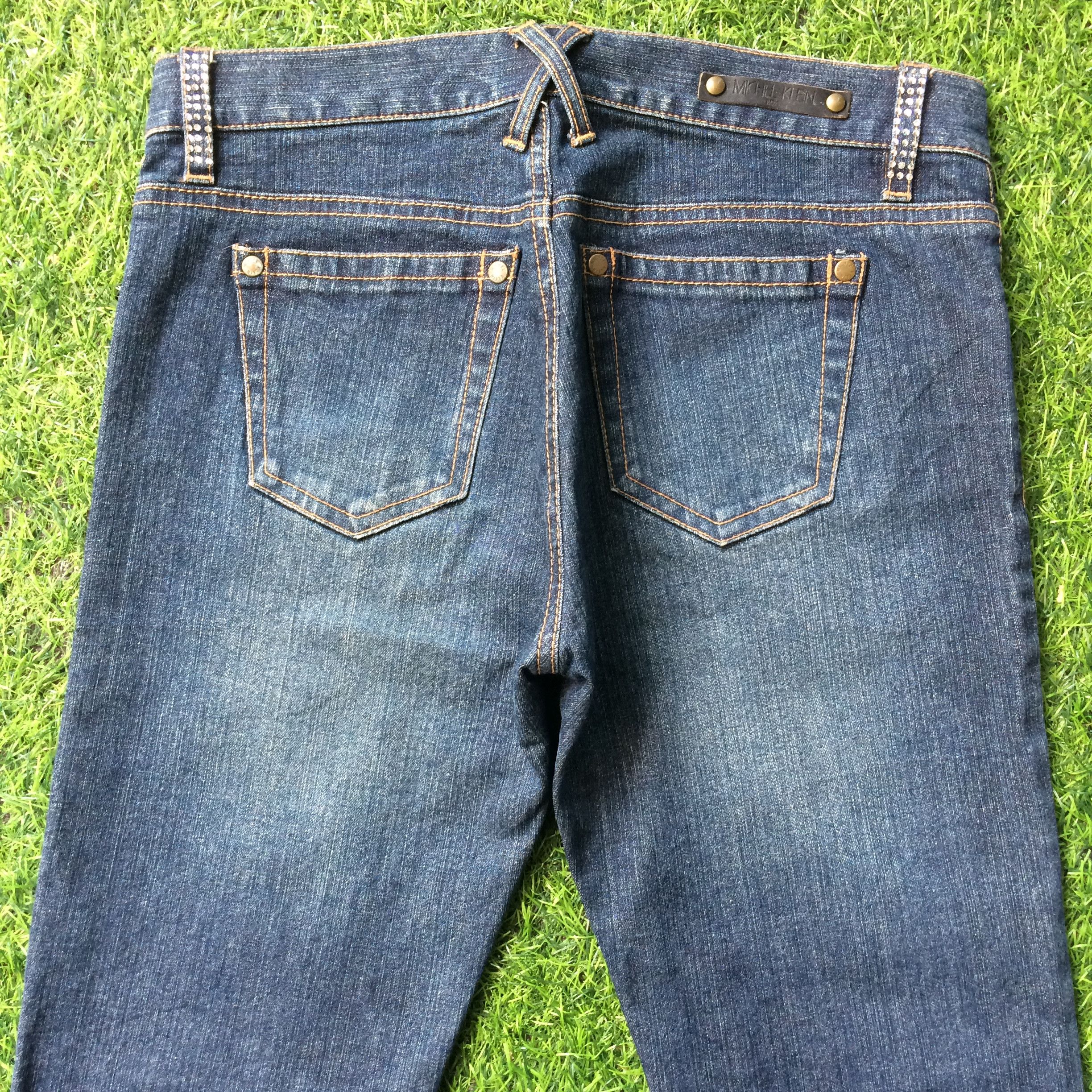 Michel Klein Michel Klein Low Bootcut Jeans #D-212 Size 29" - 4 Thumbnail