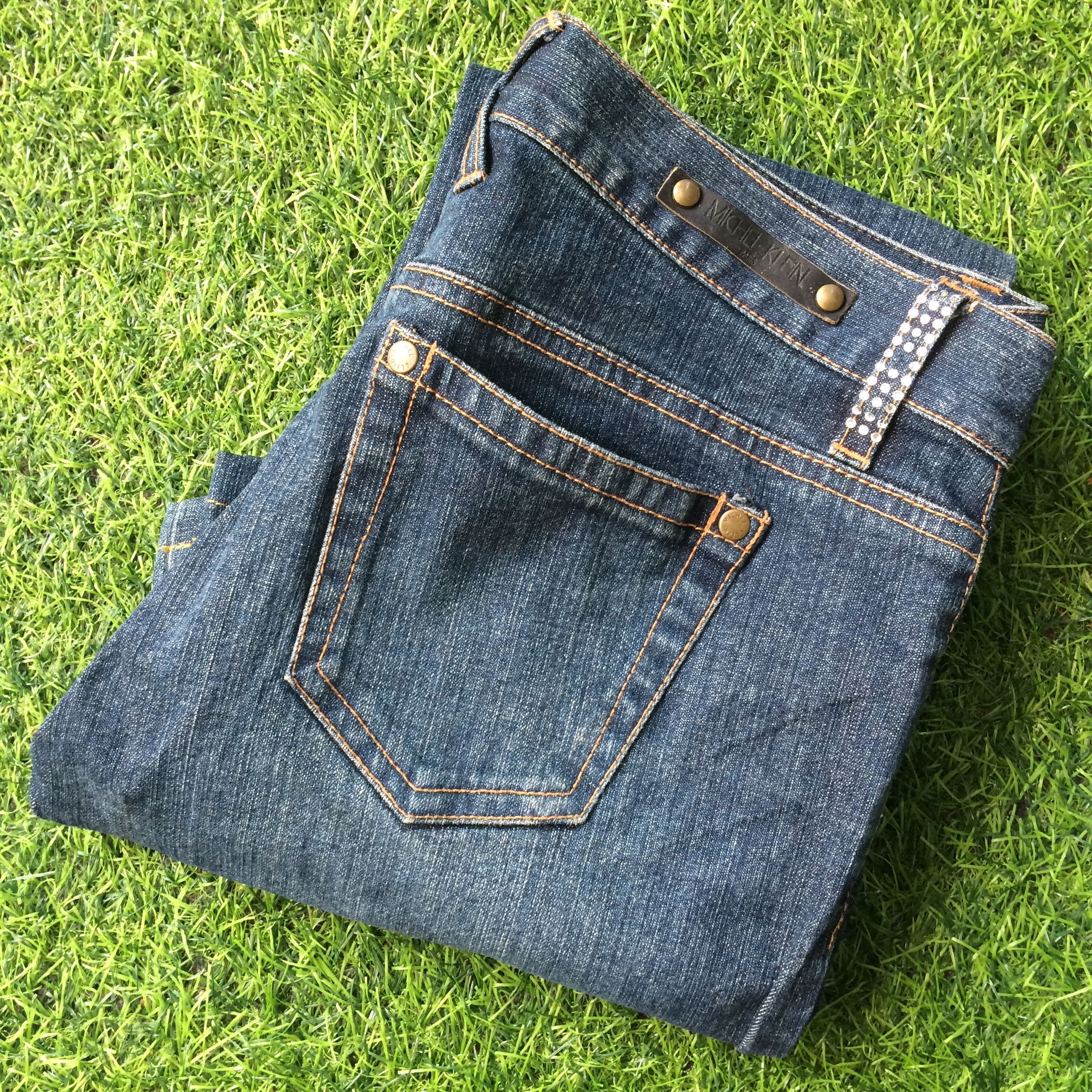Michel Klein Michel Klein Low Bootcut Jeans #D-212 Size 29" - 8 Thumbnail