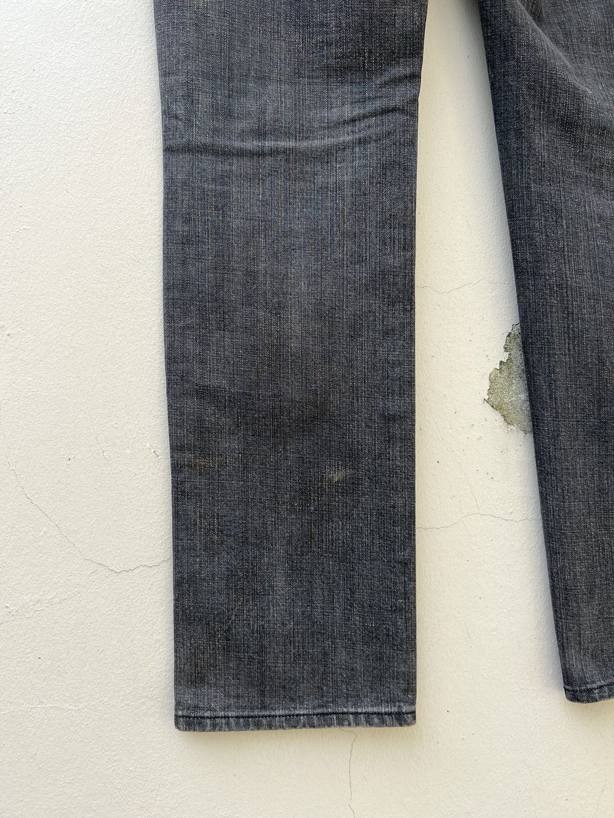 Vintage Vintage NOUNO Japan Ripped Distressed Fade Black Denim Jeans Size US 30 / EU 46 - 15 Thumbnail
