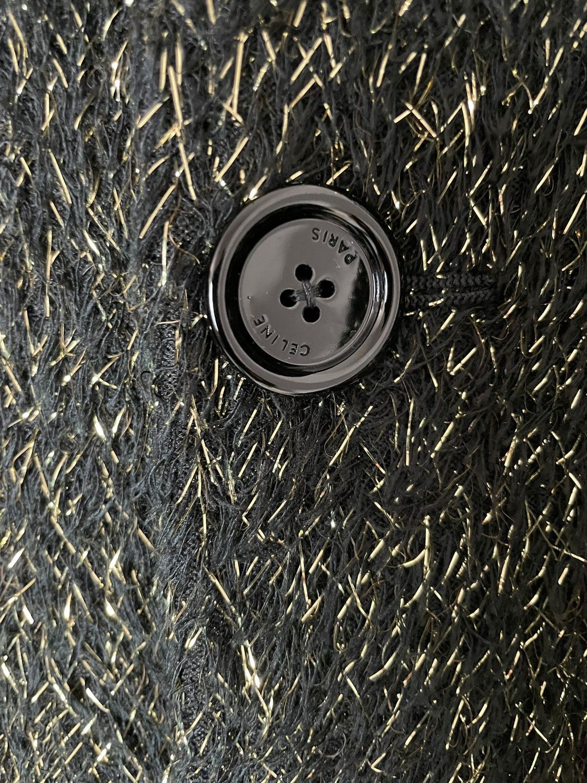 Celine × Hedi Slimane ❌LAST DROP❌FW19 RARE LUREX MAC COAT SAMPLE Size US M / EU 48-50 / 2 - 9 Thumbnail