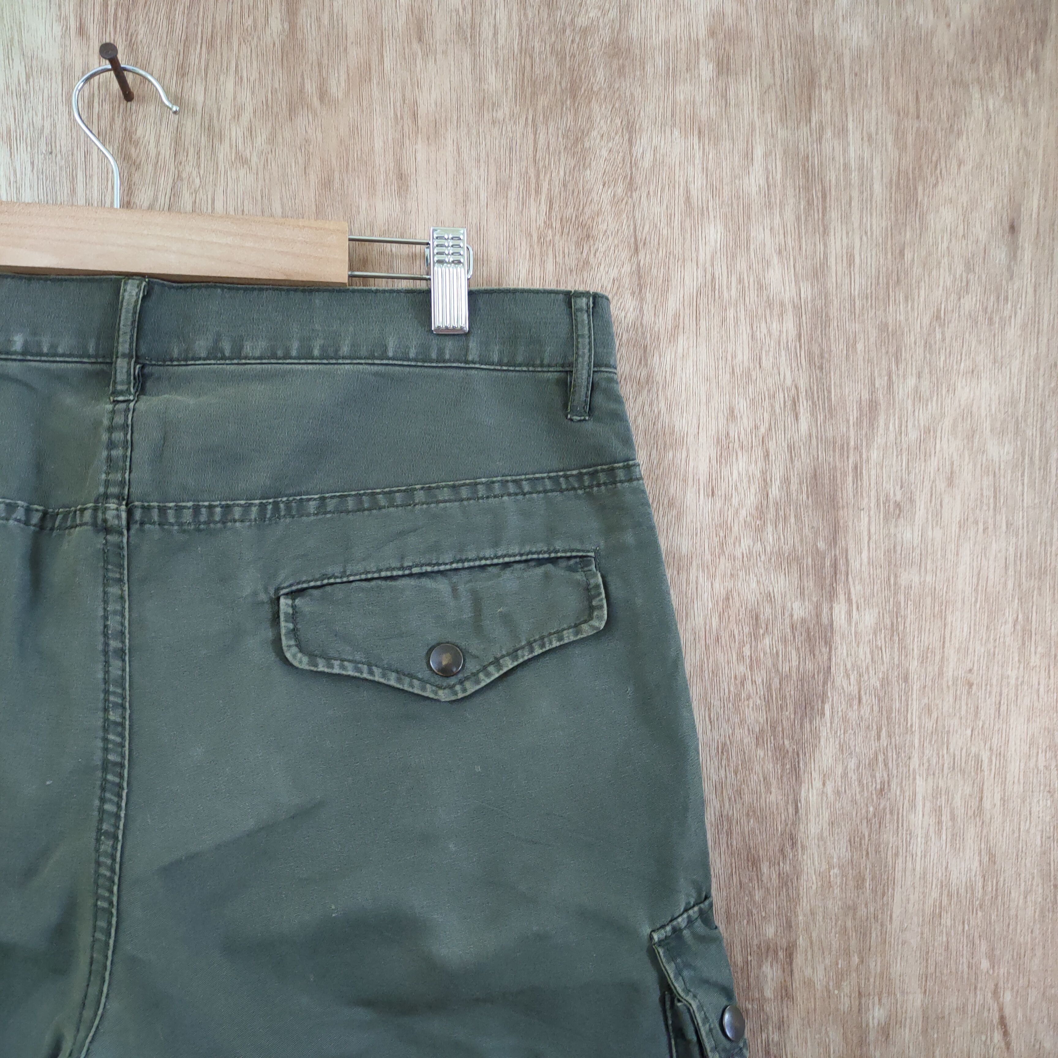 Japanese Brand VINTAGE JAPANESE BRAND DOUBLE KNEE BONDAGE CARGO PANTS 2055 Size US 34 / EU 50 - 13 Thumbnail