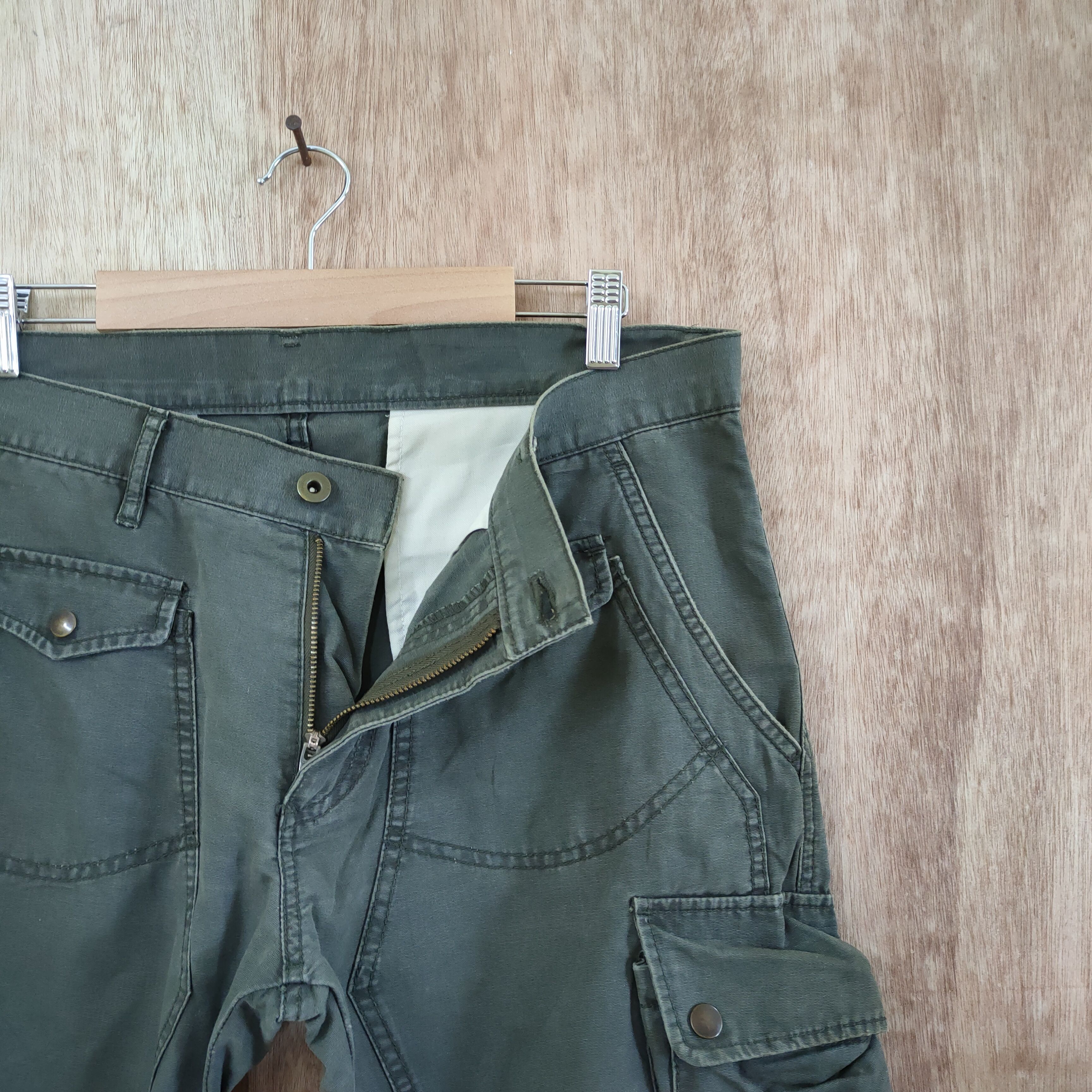 Japanese Brand VINTAGE JAPANESE BRAND DOUBLE KNEE BONDAGE CARGO PANTS 2055 Size US 34 / EU 50 - 8 Thumbnail