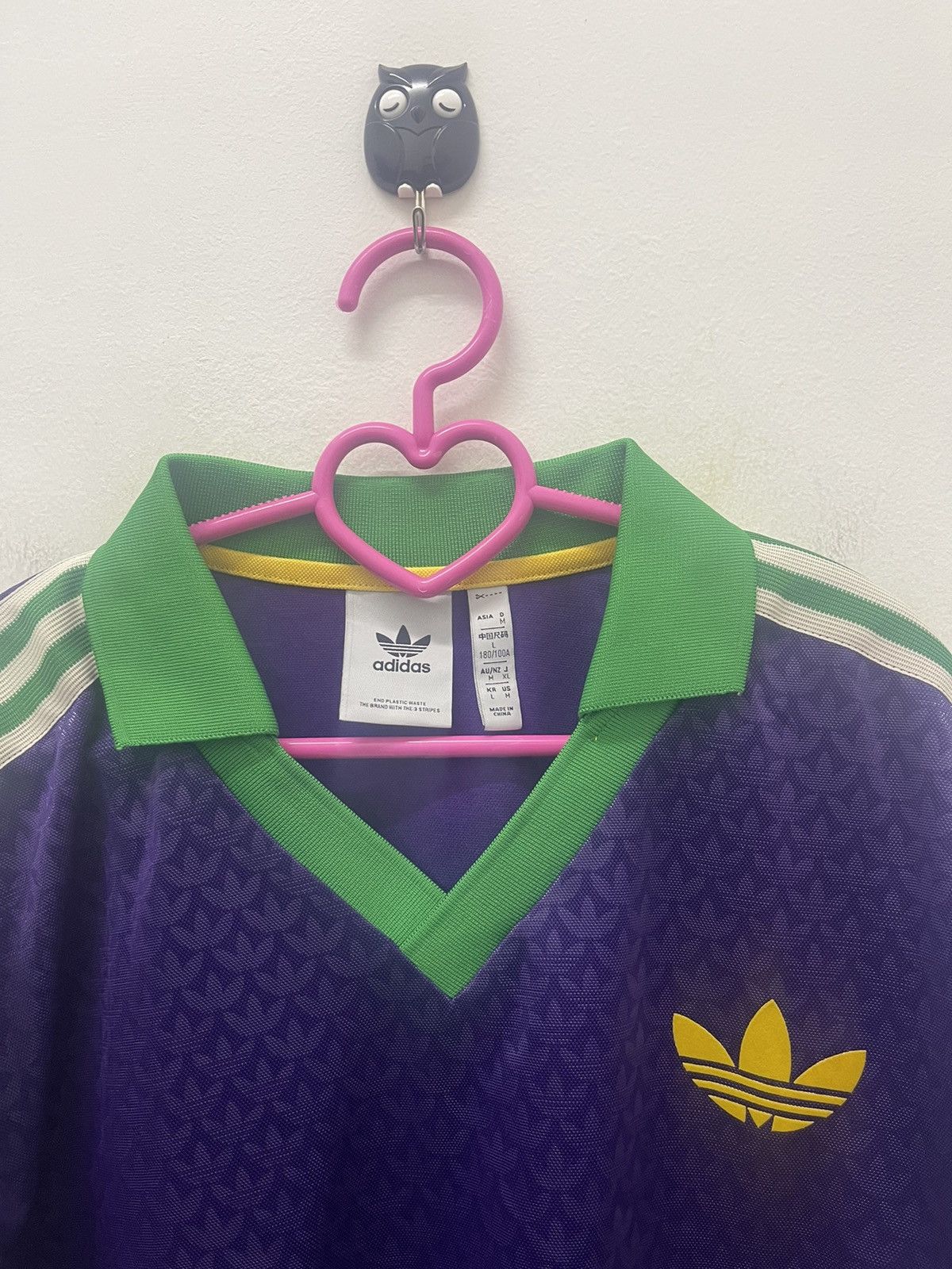 Adidas × Soccer Jersey × Streetwear Rare ADIDAS Adicolor 70s