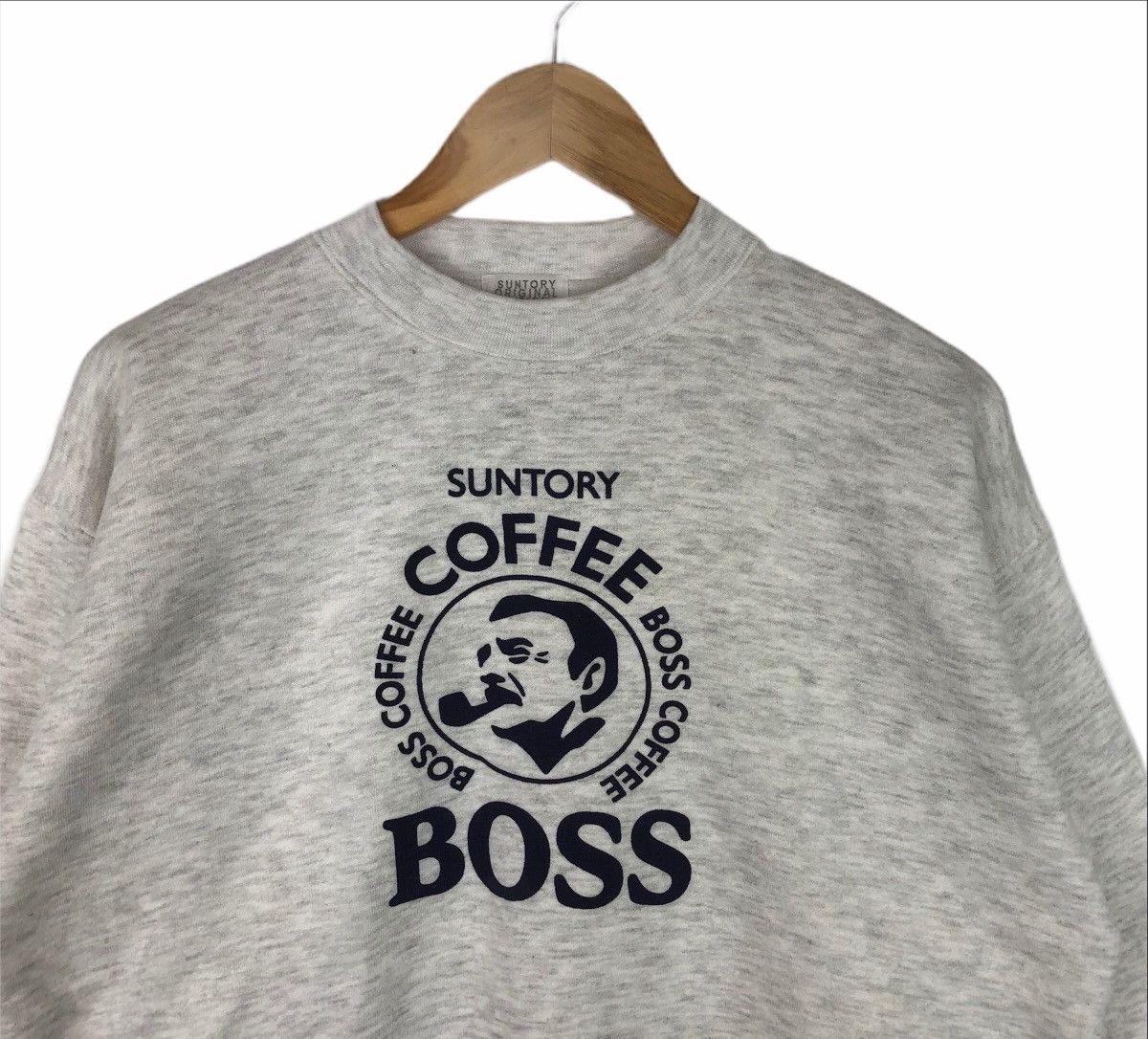 Japanese Brand × Vintage Vintage Suntory Boss Coffee Brand Crewneck Size US L / EU 52-54 / 3 - 2 Thumbnail